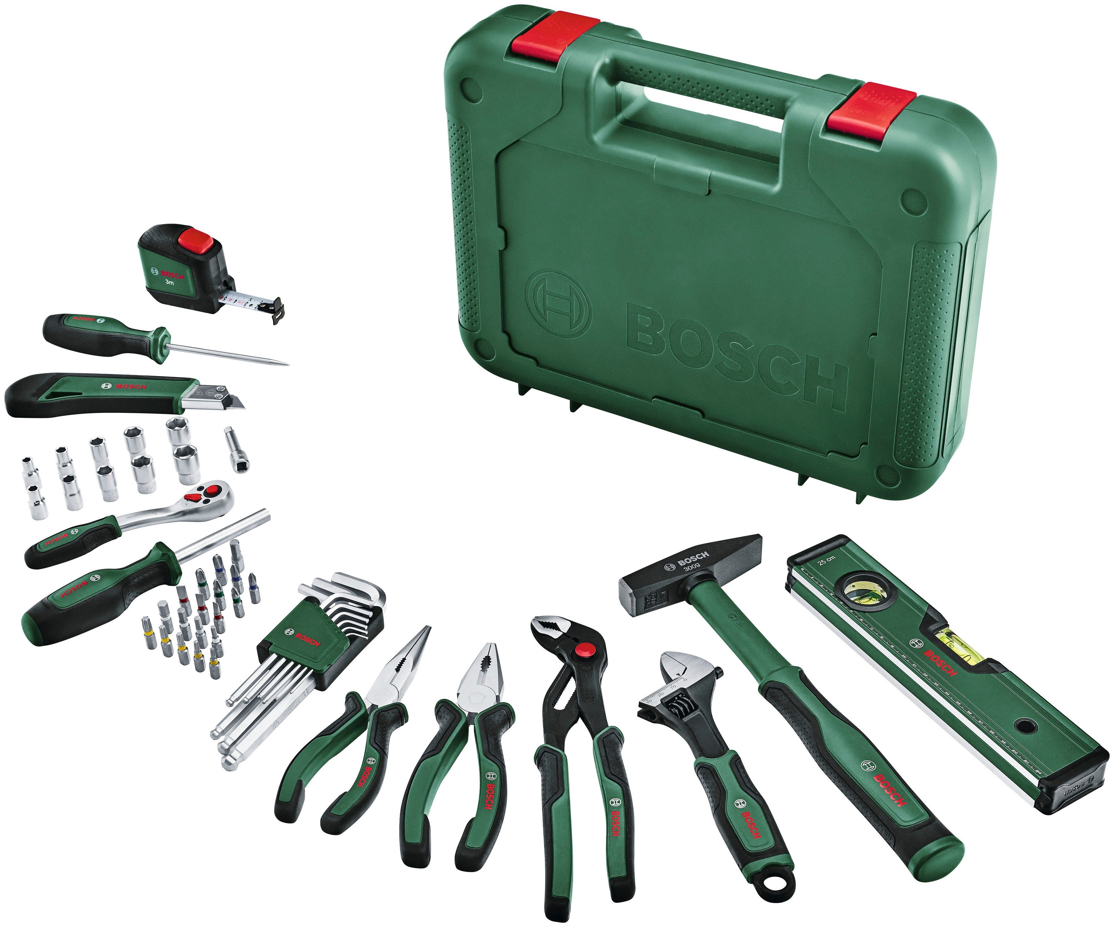 Bosch Home & Garden Werkzeugset Advanced Werkzeugkoffer, 52-teilig günstig online kaufen