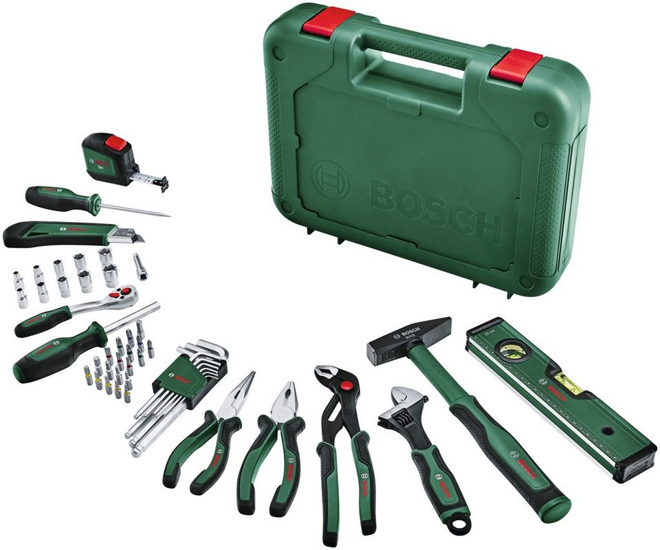 Bosch Home & Garden Werkzeugset Advanced Werkzeugkoffer, 52-teilig