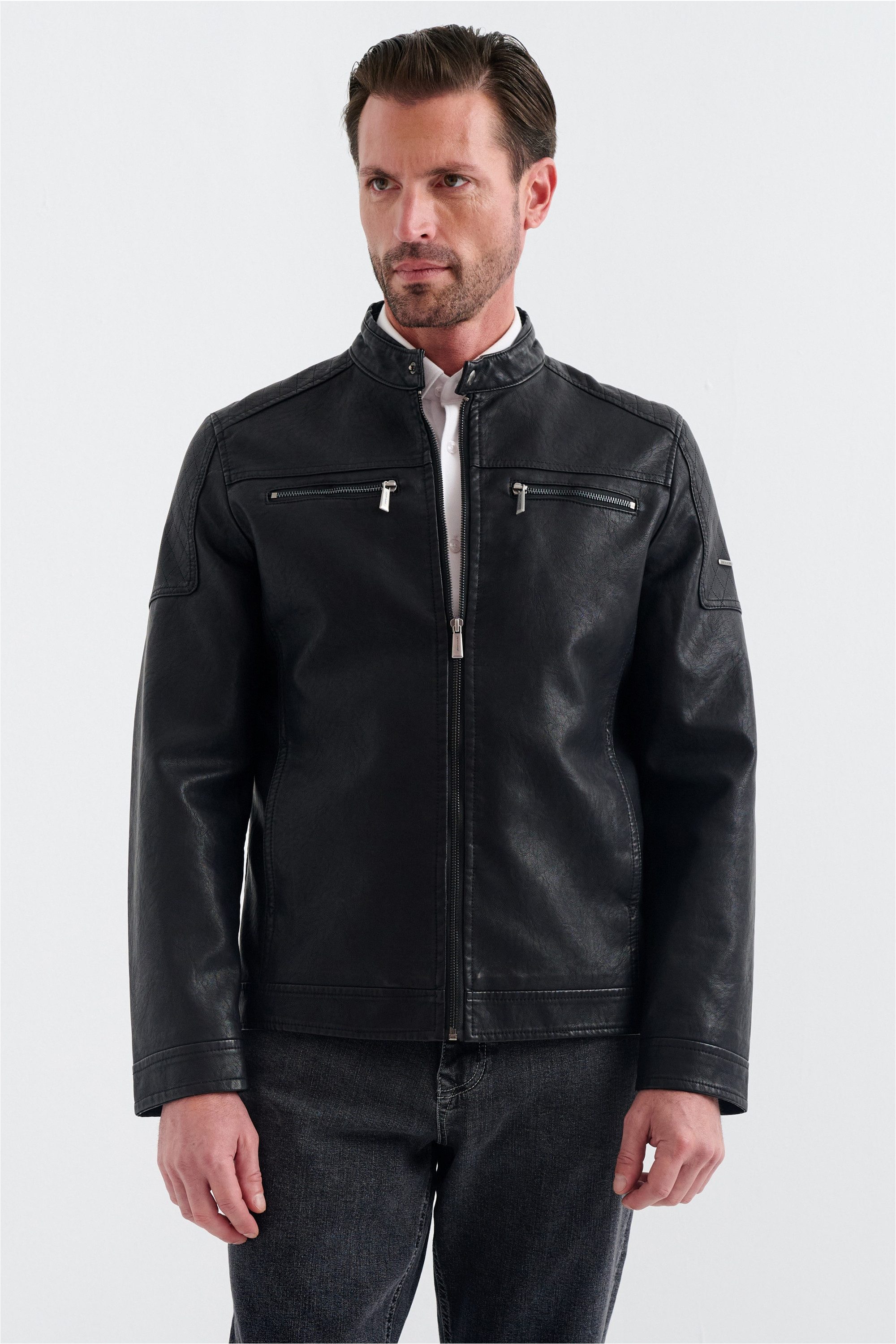 Pierre Cardin Lederimitatjacke Hadrien in Lederoptik