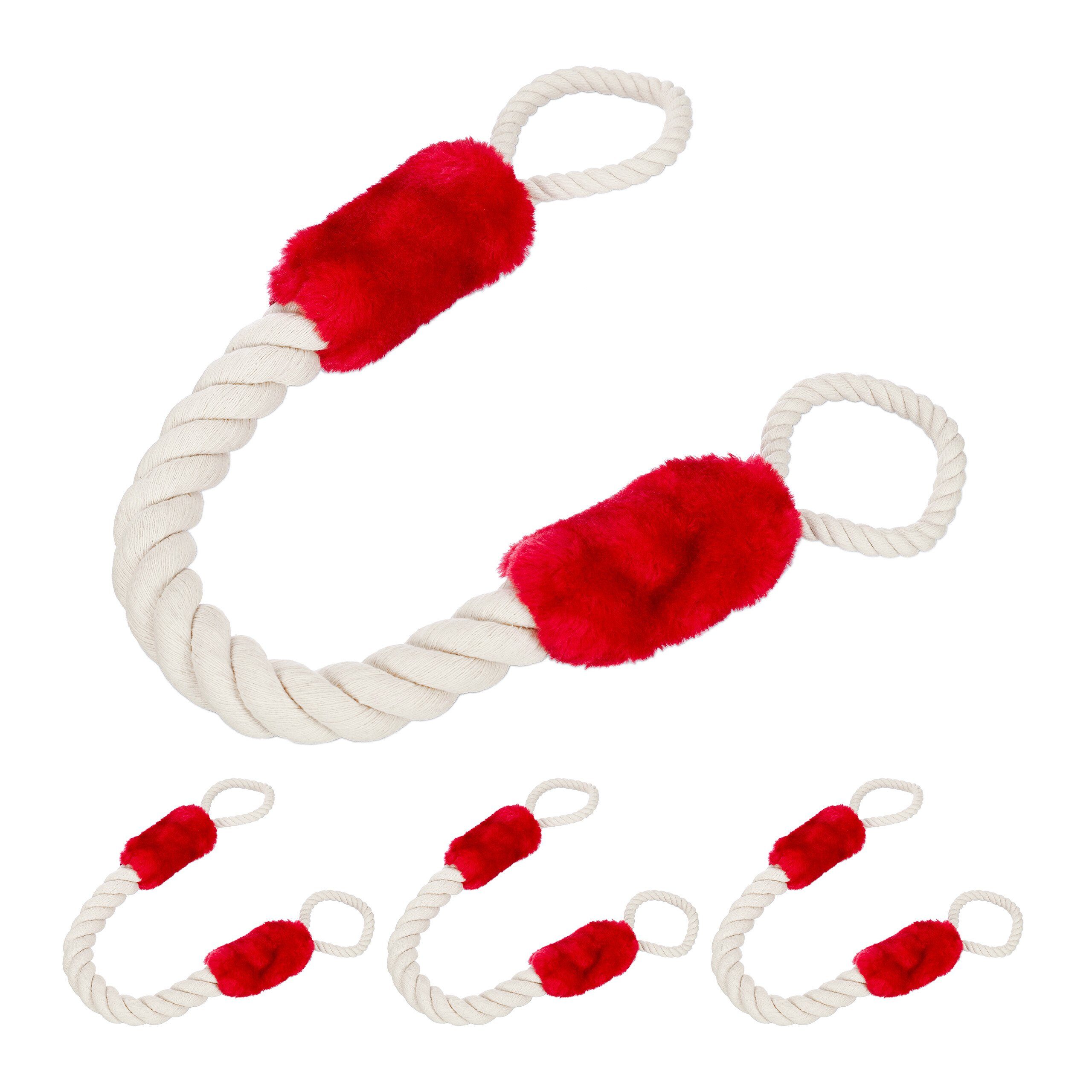 Türdämpfer 4 x Türkordel Klemmschutz rot