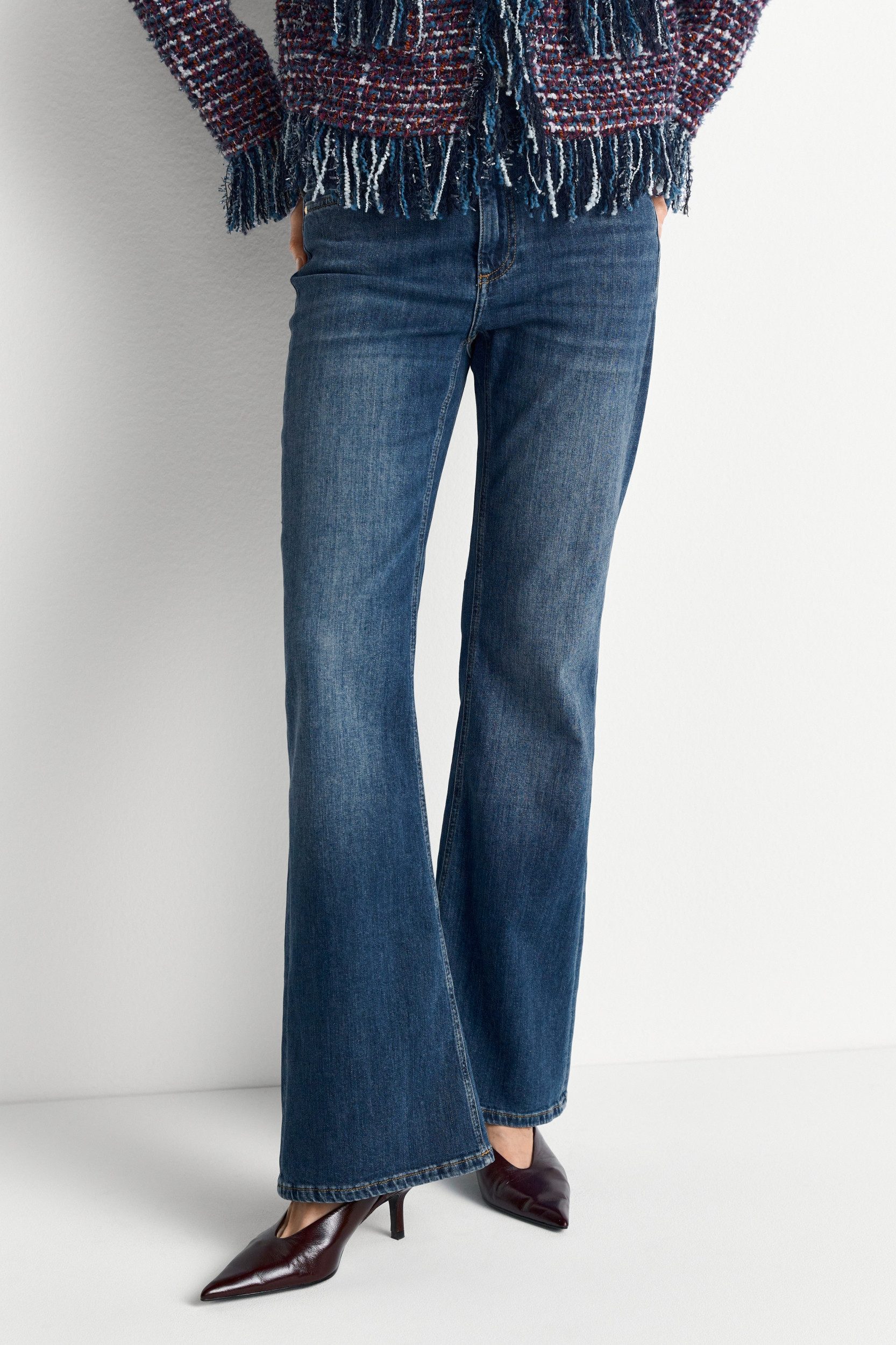 RICHROYAL 5-Pocket-Jeans Blue Flared 700