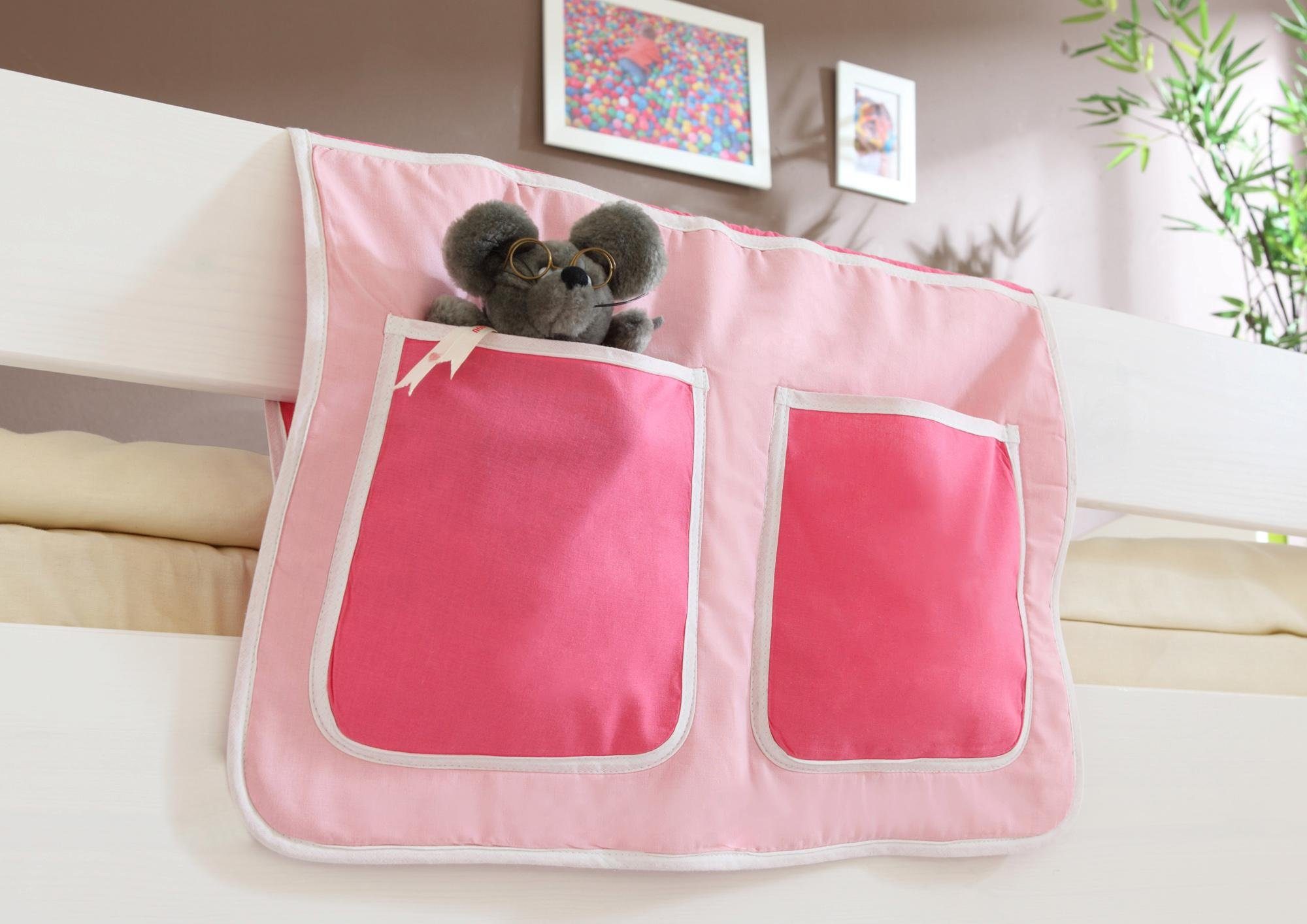 Betttasche Ticaa rosa-pink