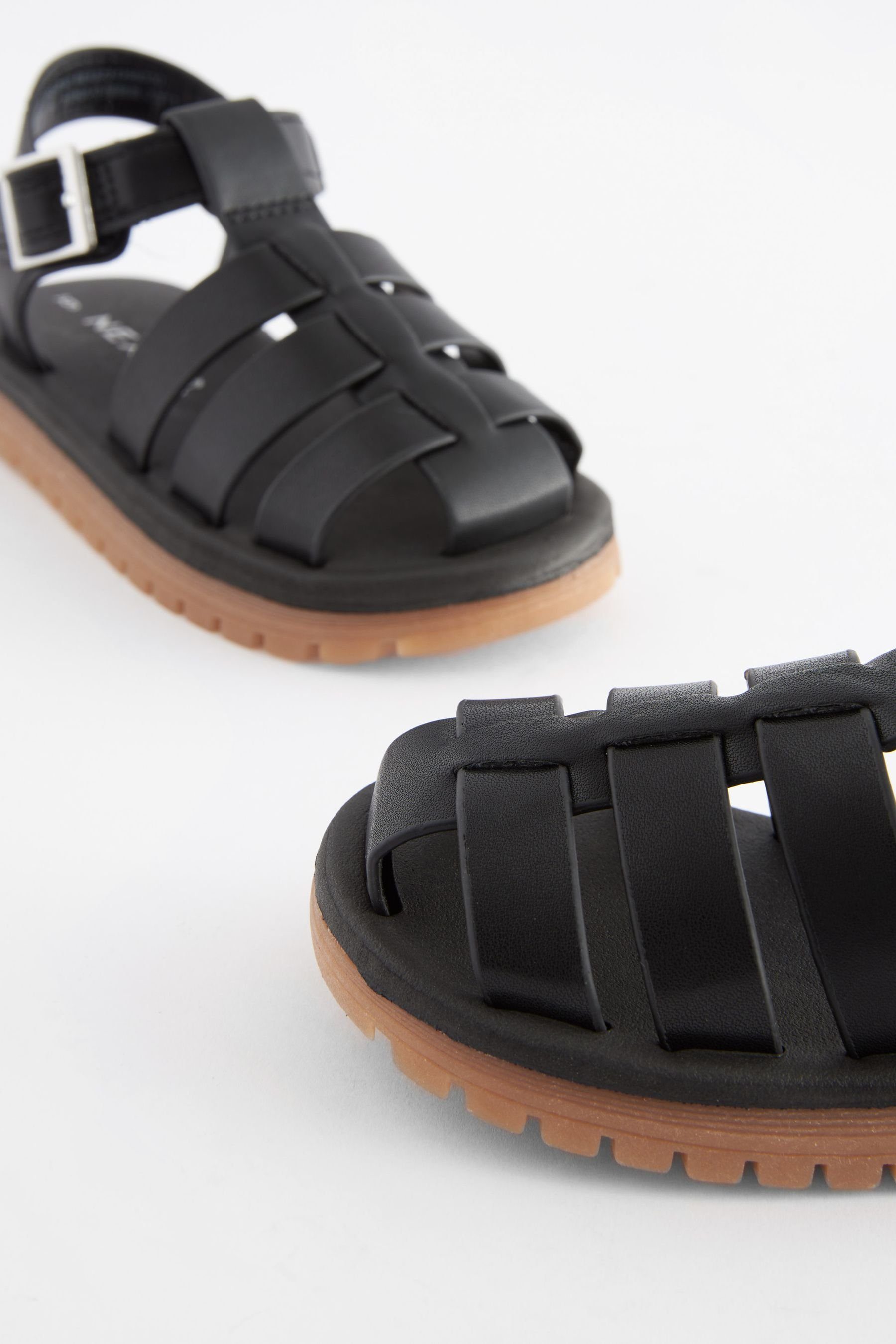 Next (1-tlg) Fisherman-Sandalen Black Sandale