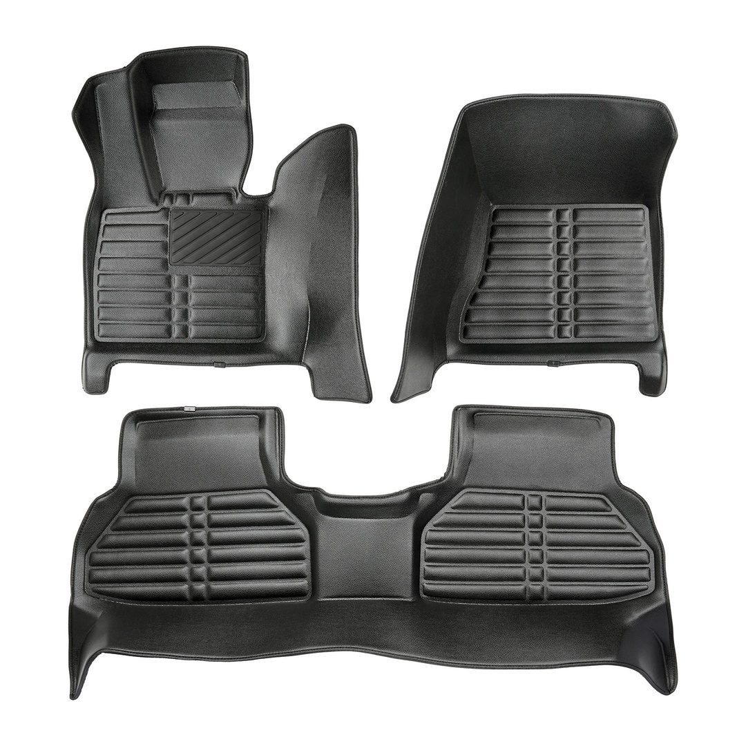 Auto-Fußmatte 5D Premium Auto Fußmatten TPE Set passend für BMW X6 (E71) 2008-2014