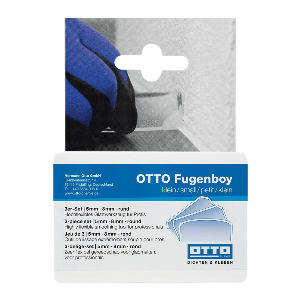 Fugenspachtel Otto-Chemie Fugenboy klein Glättwerkzeug 5mm, 8mm, rund