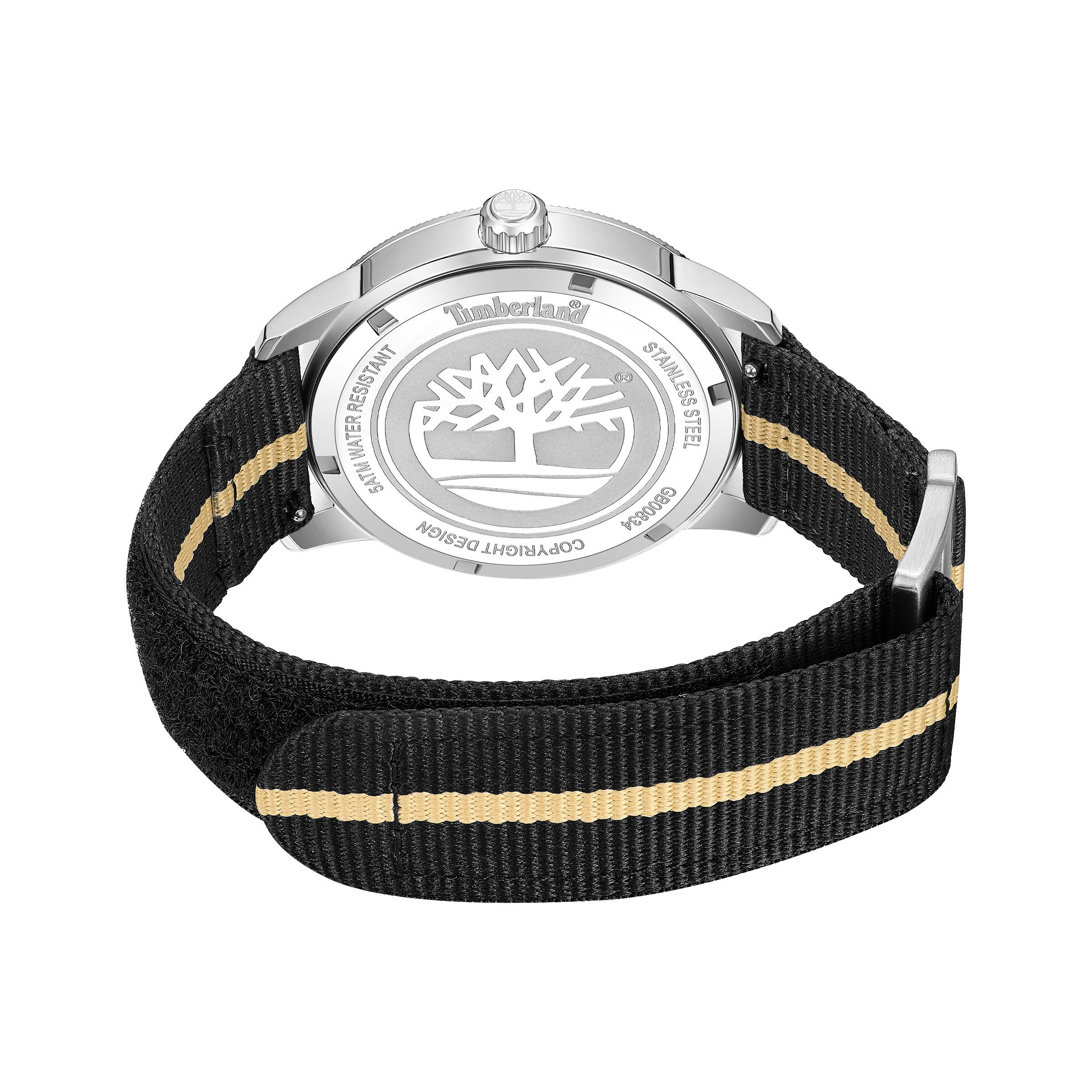 Timberland Quarzuhr Peatfield TDWGB00834X0, (Set, 2-tlg., mit Wechselarmband), Armbanduhr, Herrenuhr, Lederarmband, Ideal auch als Geschenk, analog
