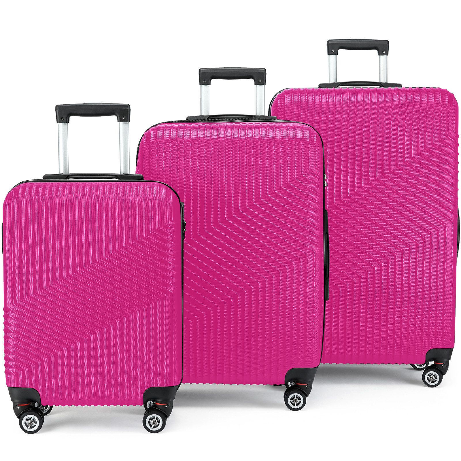 Frentree Koffer Robuster Reisekoffer, 4 Rollen, Trolley (3 Größen: Handgepä günstig online kaufen