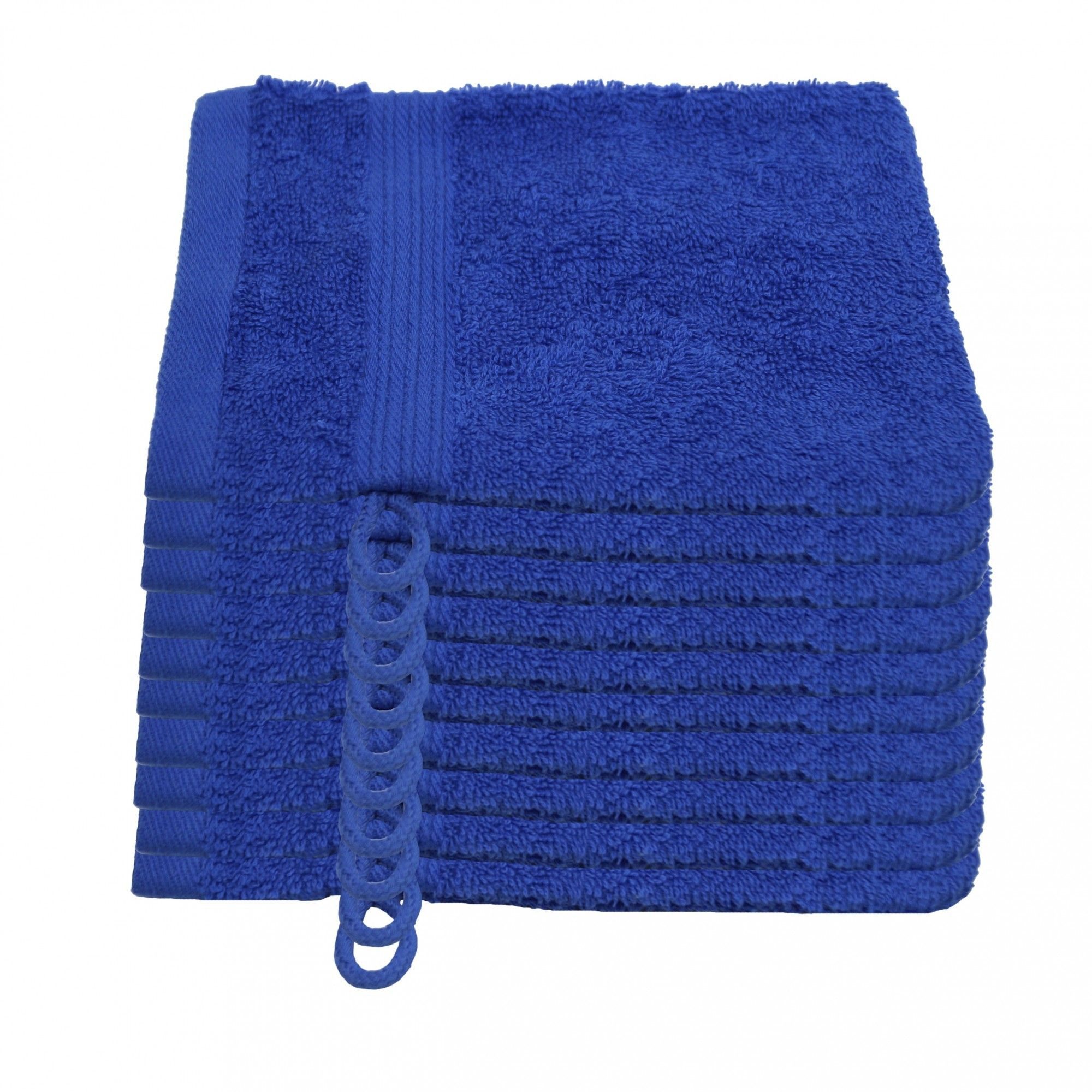 Julie Julsen Waschhandschuh 10-Waschhandschuh-Royalblau-Waschhandschuh 15 x 21 cm, (10-St)