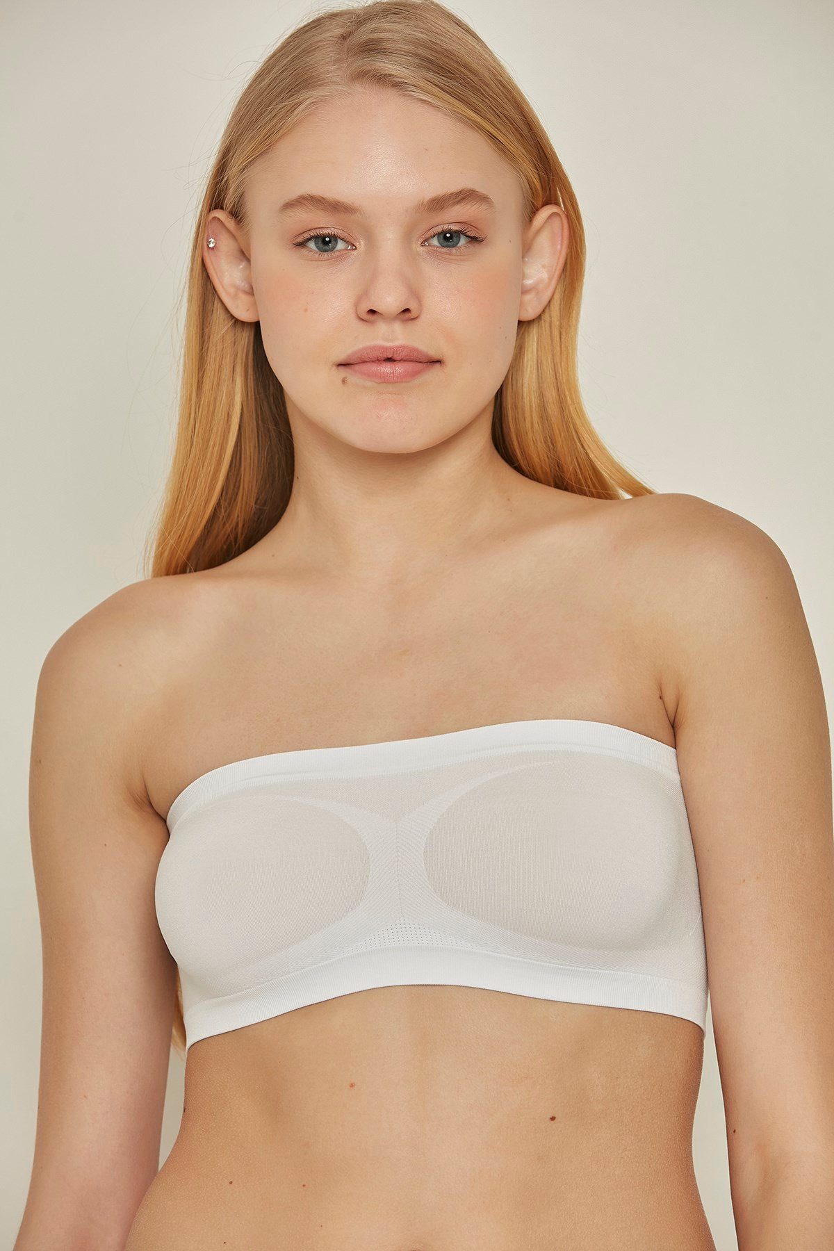 Schalen-BH Nahtloses trägerloses Bustier
