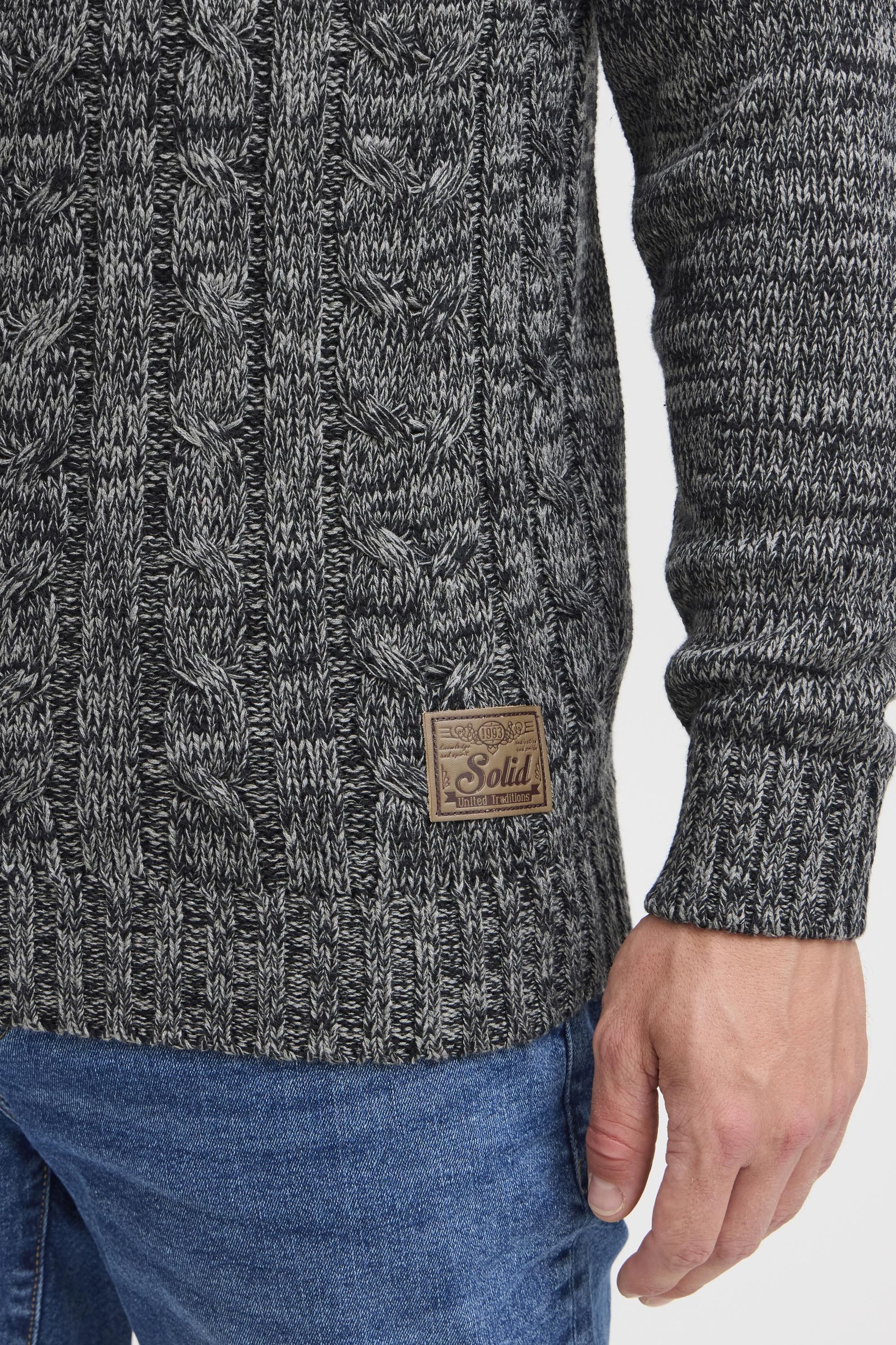 !Solid Strickpullover SDPhilemon Strickpulli mit Zopfstrickmuster