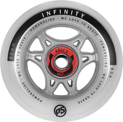 Powerslide Inlineskates-Rolle Infinity RTR/ABEC 9/Spacer (Set, Rolle mit Kugellager und Spacer)