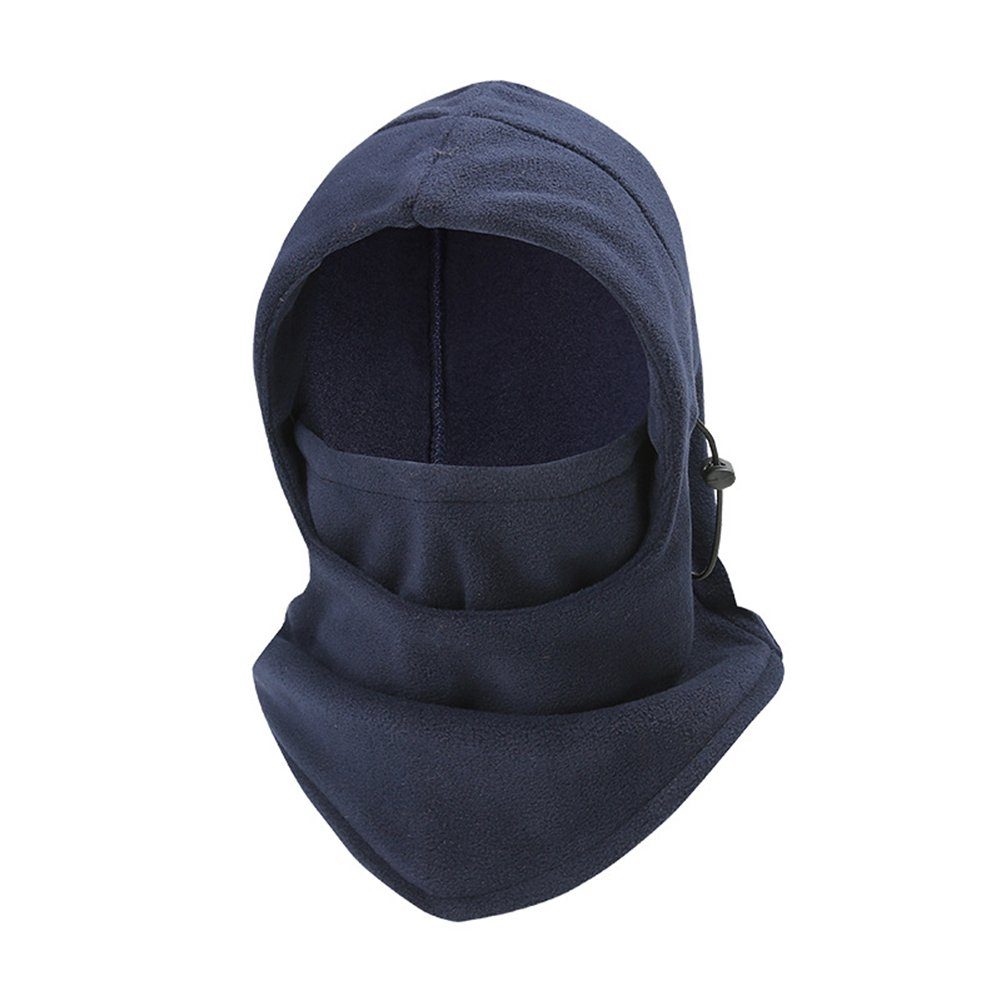 Skimütze Outdoor-Gesichtsabdeckung Dunkelblau Outdoor-Radsport-Kopfbedeckung, Unisex, Blusmart