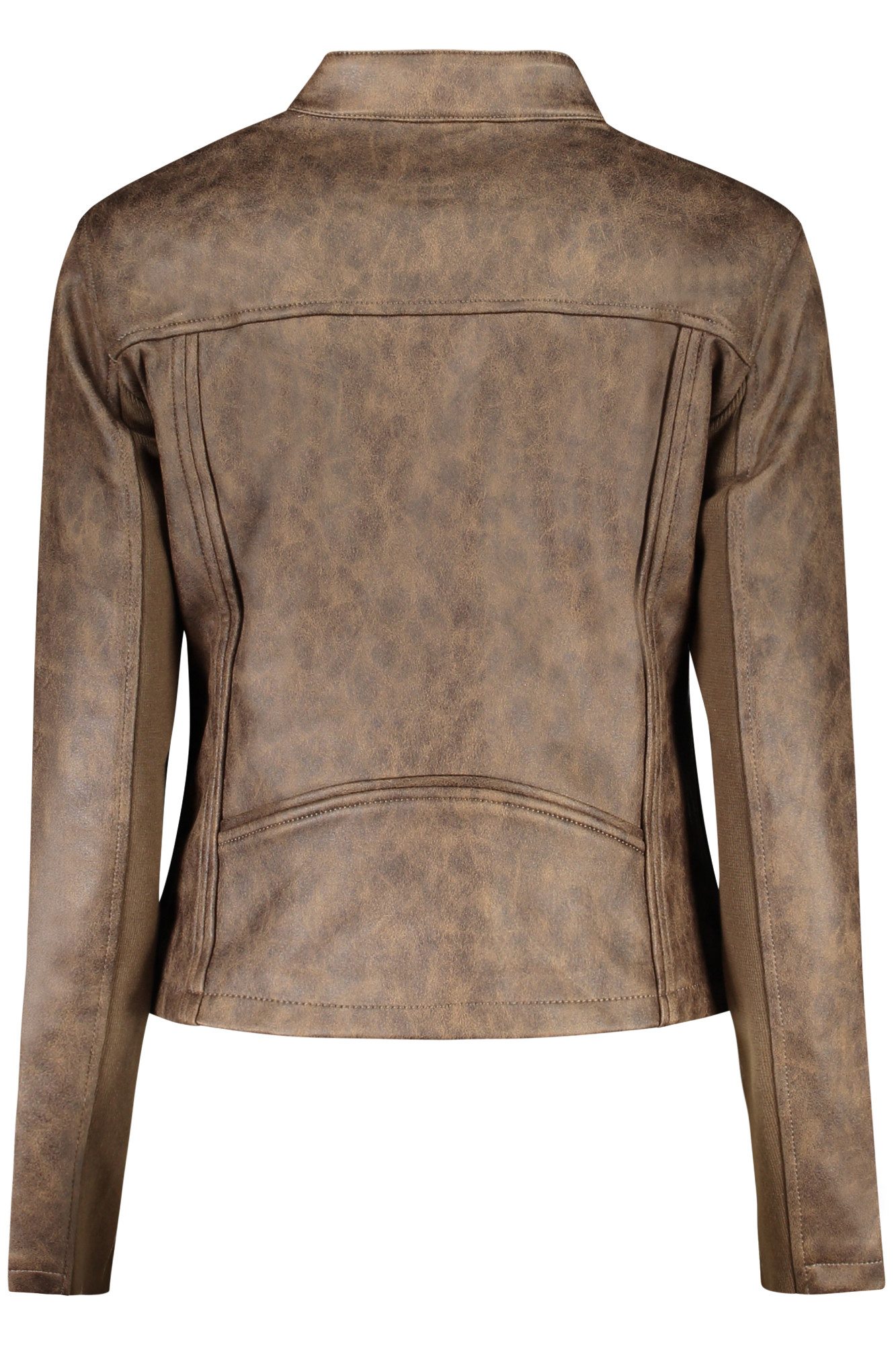 Desigual Outdoorjacke Damenjacke Braun mit Reißverschluss & Knopf – Elegant und Praktisch