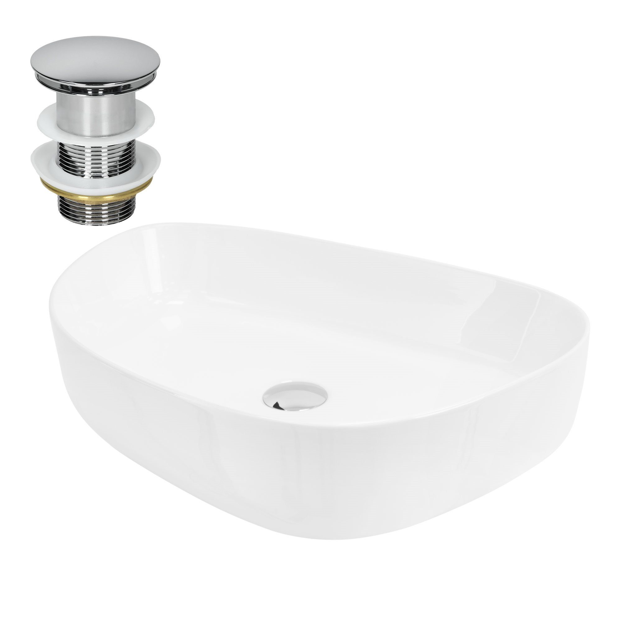 LuxeBath Waschbecken Aufsatzwaschbecken aus Keramik für günstig online kaufen