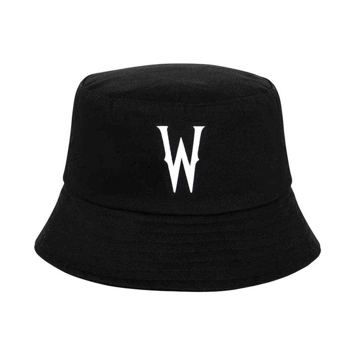 Wednesday Fischerhut W Kinder Bucket Hat schwarz 50 cm für Alltag und Freizeit (1-St)
