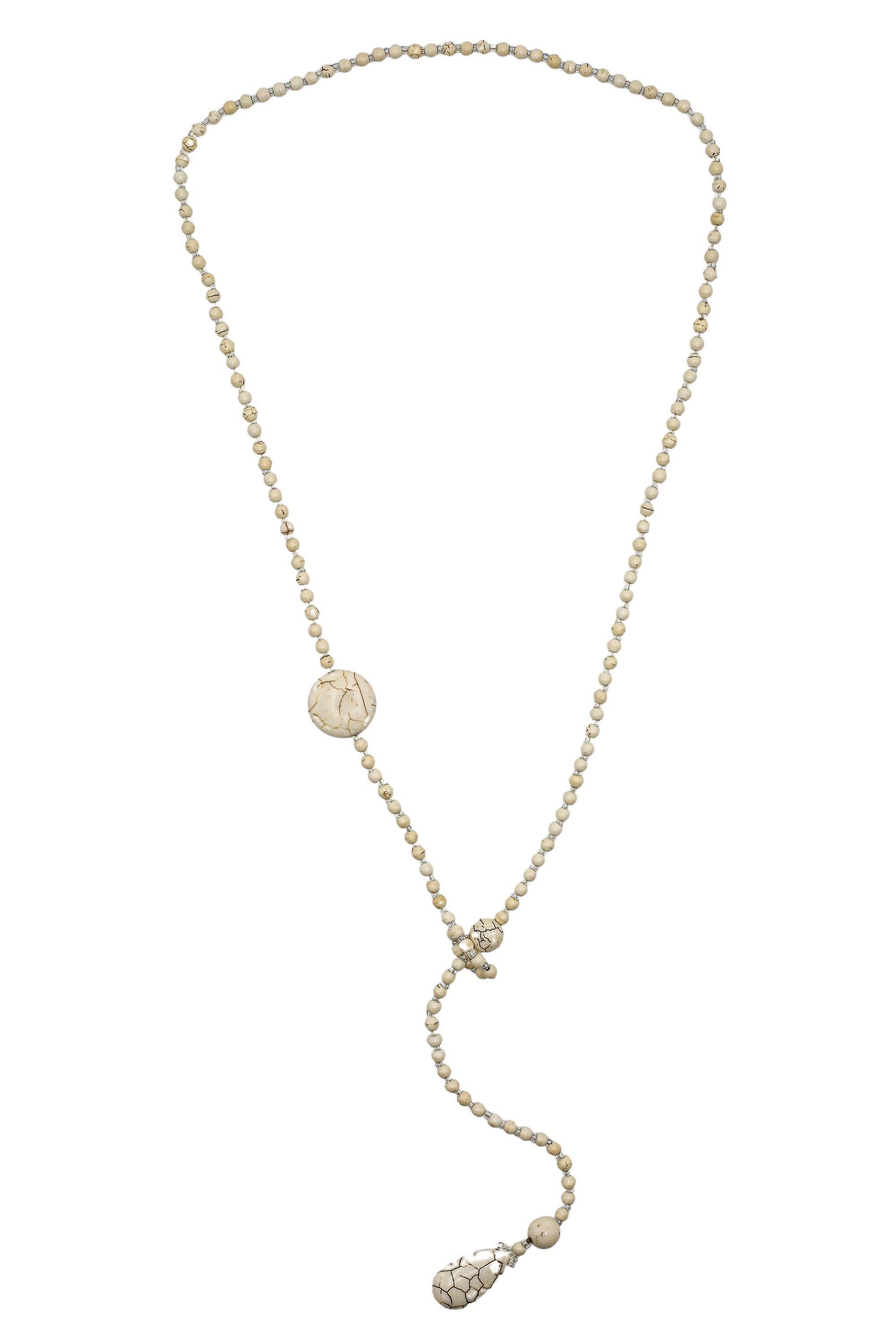 COLLEZIONE ALESSANDRO Lange Kette Verona, aus echten Glasperlen