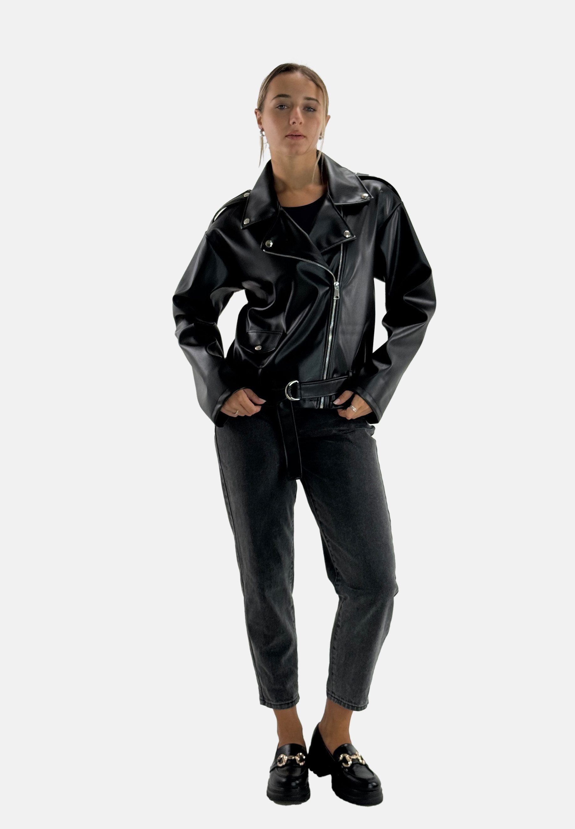 Elara Lederimitatjacke Jacke