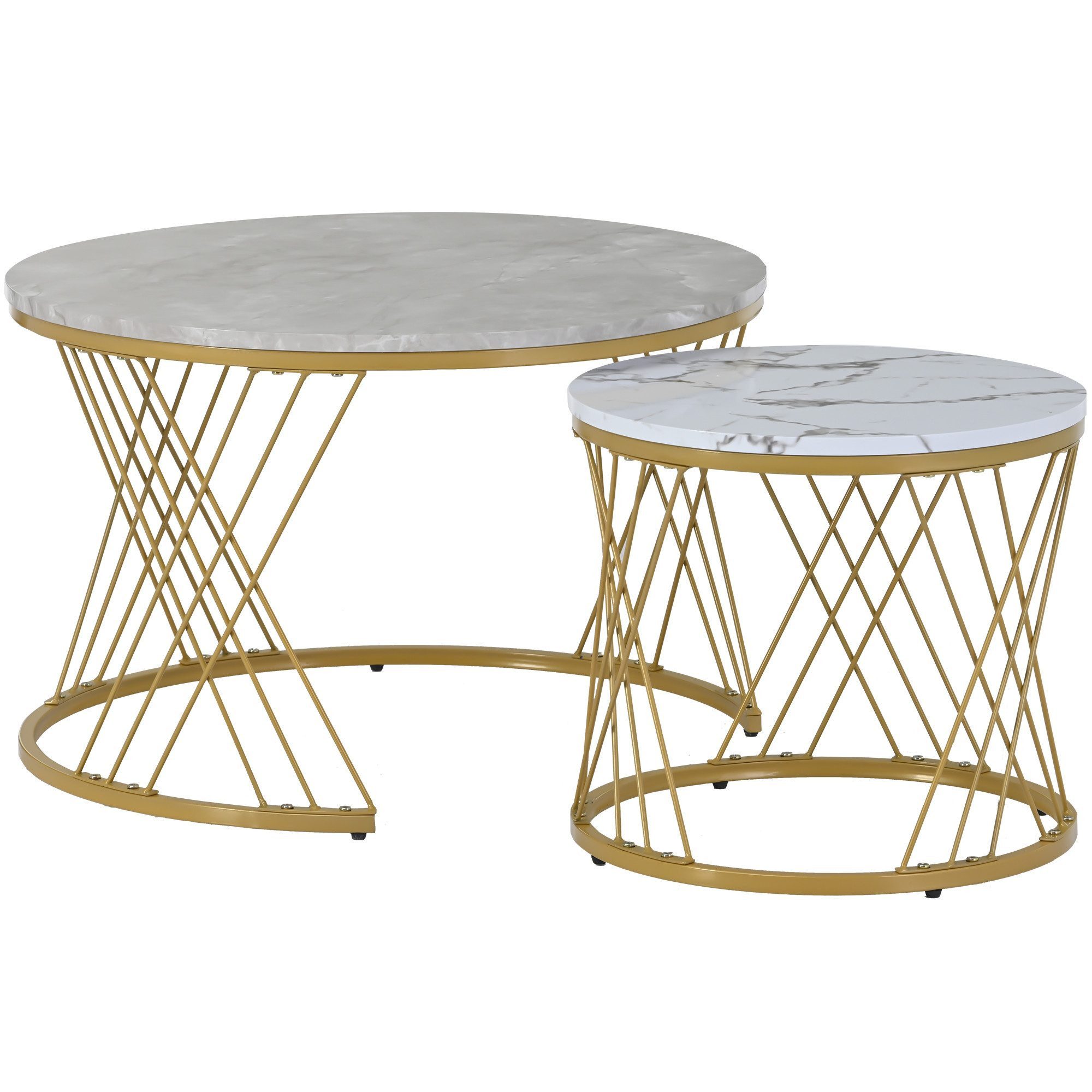 Couchtisch Beistelltisch Modern Nesting Esstisch Wohnzimmertisch Runder Tisch