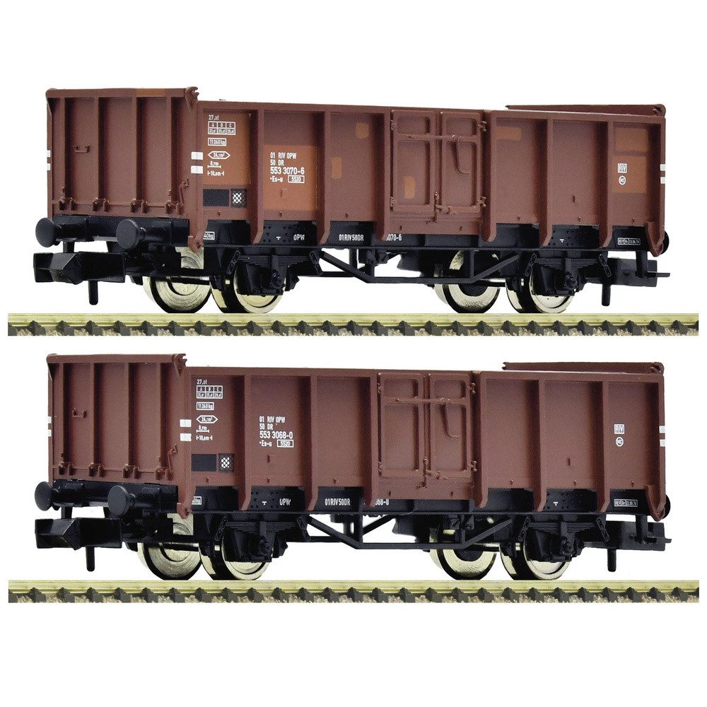 Fleischmann Güterwagen Fleischmann 6660138 N 2-tlg. Set: Offene Güterwagen, DR