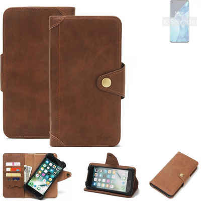 K-S-Trade Handyhülle für OnePlus 9 Pro, Handyhülle Schutz Hülle Walletcase Bookstyle Tasche Case