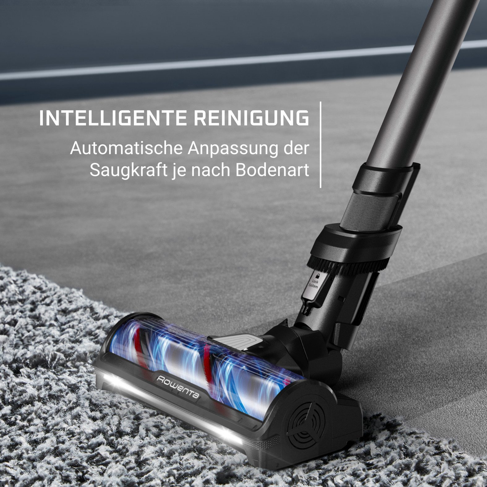 Rowenta Nass-Trocken-Akkusauger X-Force Flex 12.60 Neo, 150 Air Watt, motorisierte Düse, LED-Saugkopf, 380 W, beutellos, besonders leichtes Design, automatische – Bild 4 von 5