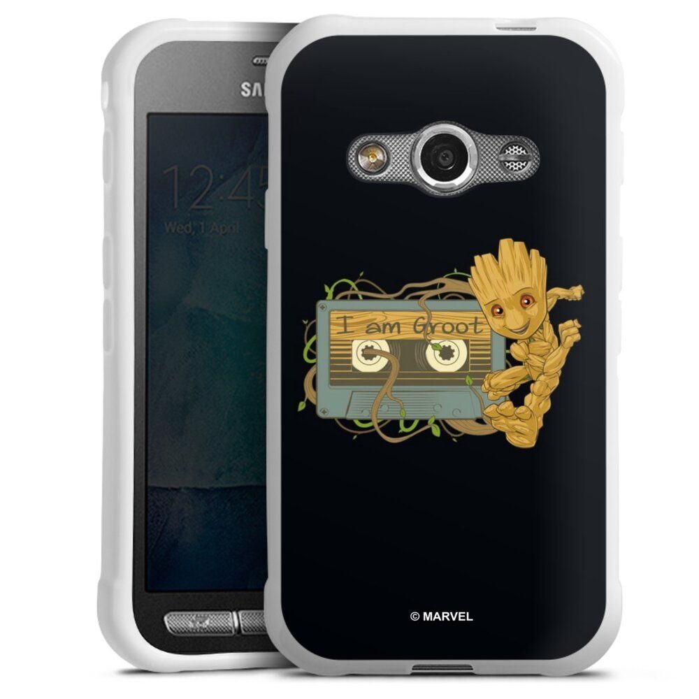 DeinDesign Handyhülle Groot Guardians Of The Galaxy Marvel, Samsung Galaxy Xcover  3 Silikon Hülle Bumper Case Handy Schutzhülle