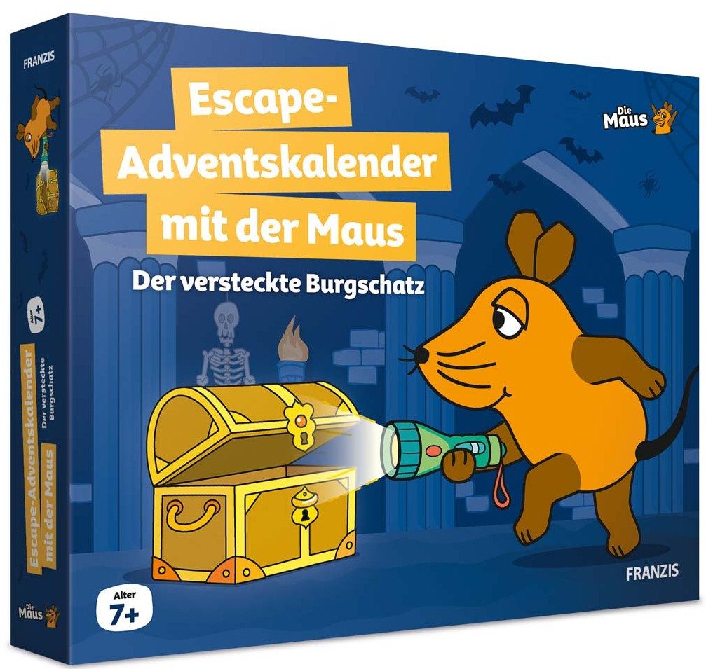 Invento Adventskalender Franzis 67211 - Escape-Adventskalender mit der Maus, Der versteckte...