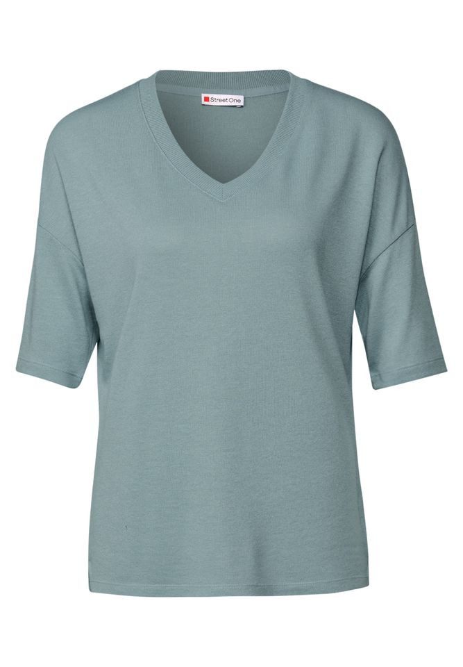 STREET ONE Langarmshirt - Kurzarmshirt mit günstig online kaufen