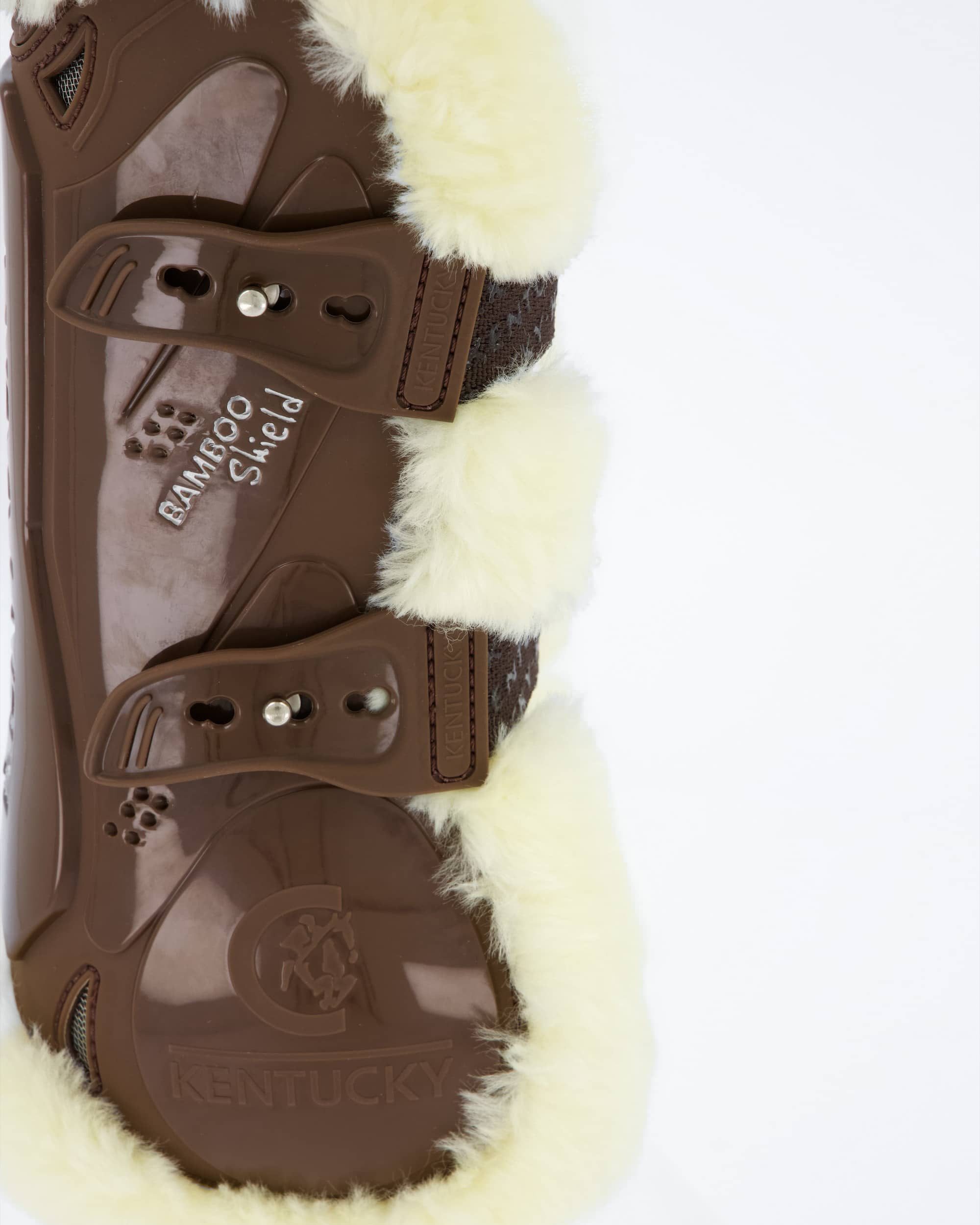 Kentucky Horsewear Gamaschen Vegan Fell Springgamaschen Bamboo Elastik