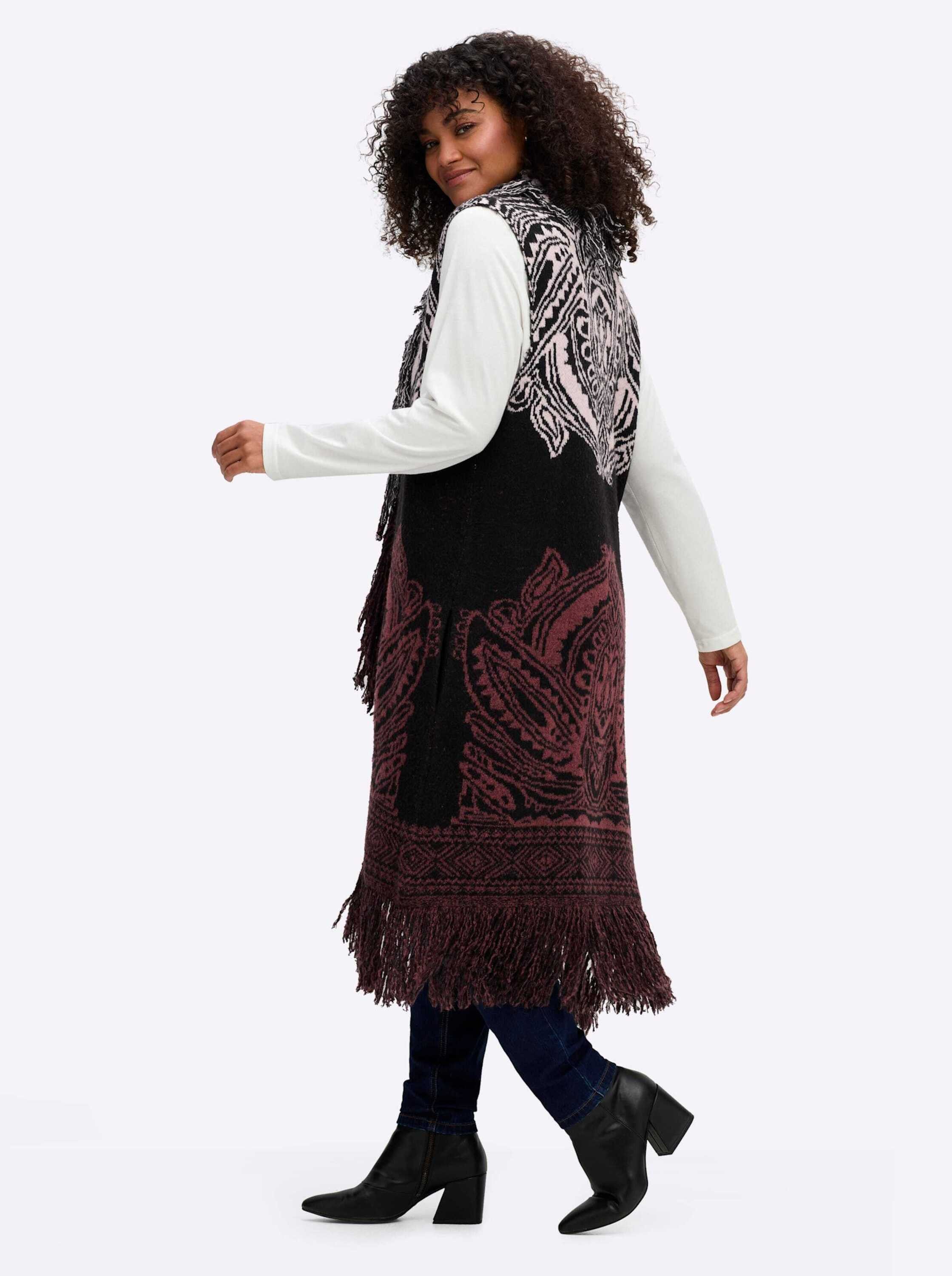 sheego by Joe Browns Jerseyweste Strickweste