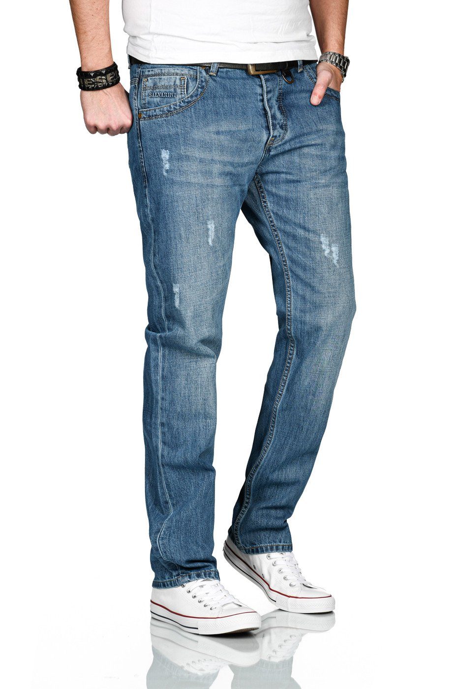 Alessandro Salvarini Straight-Jeans ASCarlo mit geradem günstig online kaufen