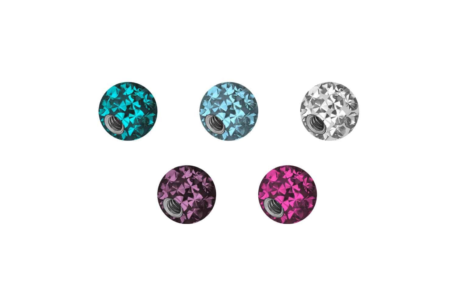 PIERCINGLINE Piercing-Set SET Chirurgenstahl Schraubkugel EPOXY günstig online kaufen