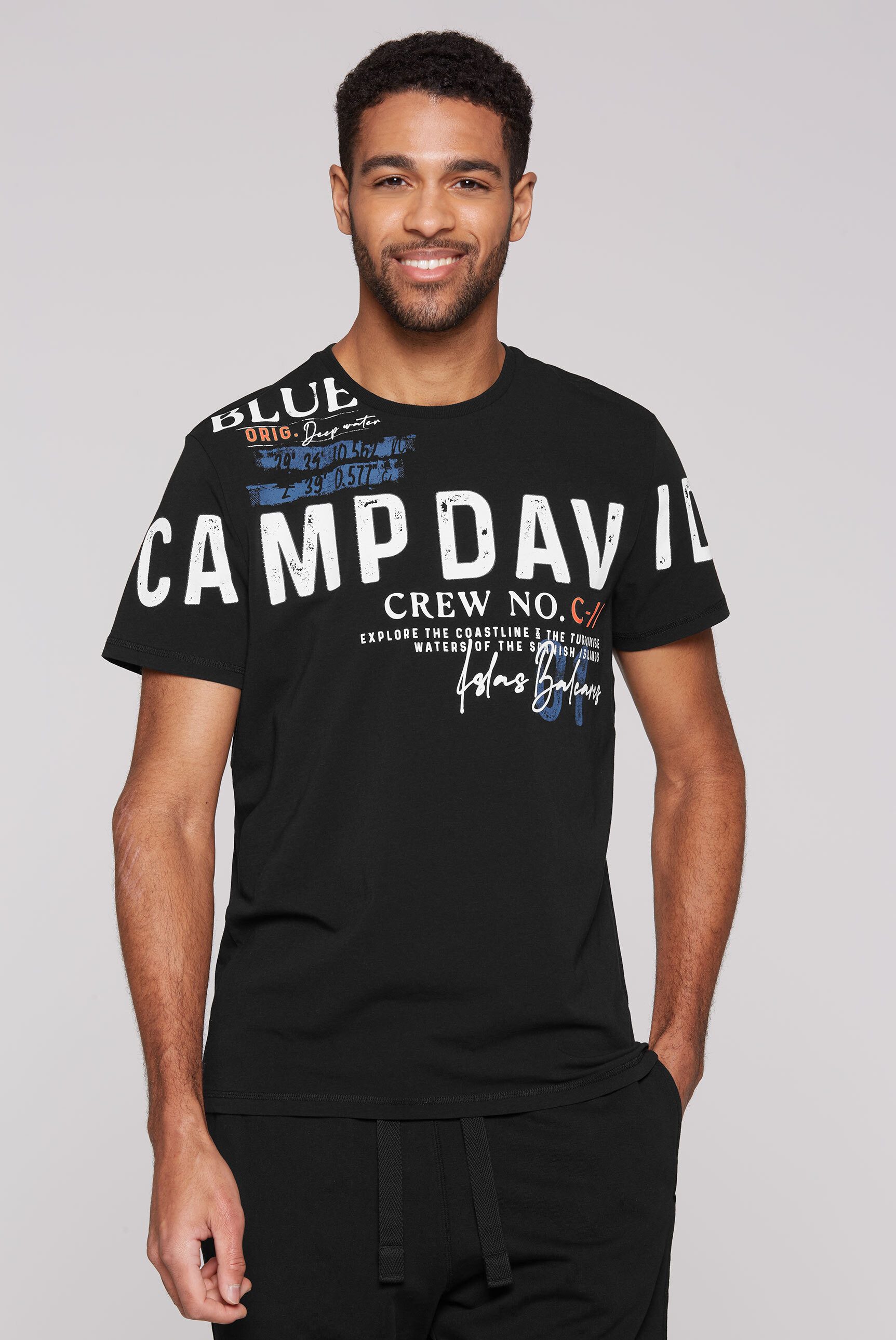 CAMP DAVID T-Shirt T-Shirt Kurzarmshirt (1-tlg., günstig online kaufen