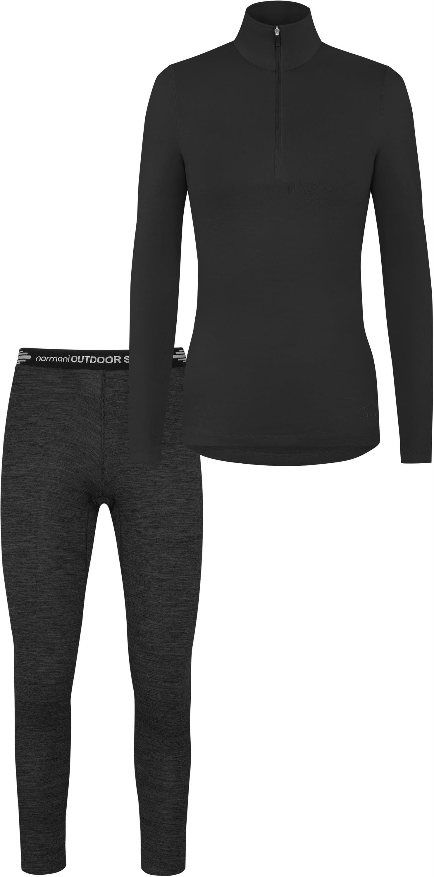 normani Thermounterhemd Thermowäsche Skiunterwäsche Funktionsunterwäsche 100% Merinowolle