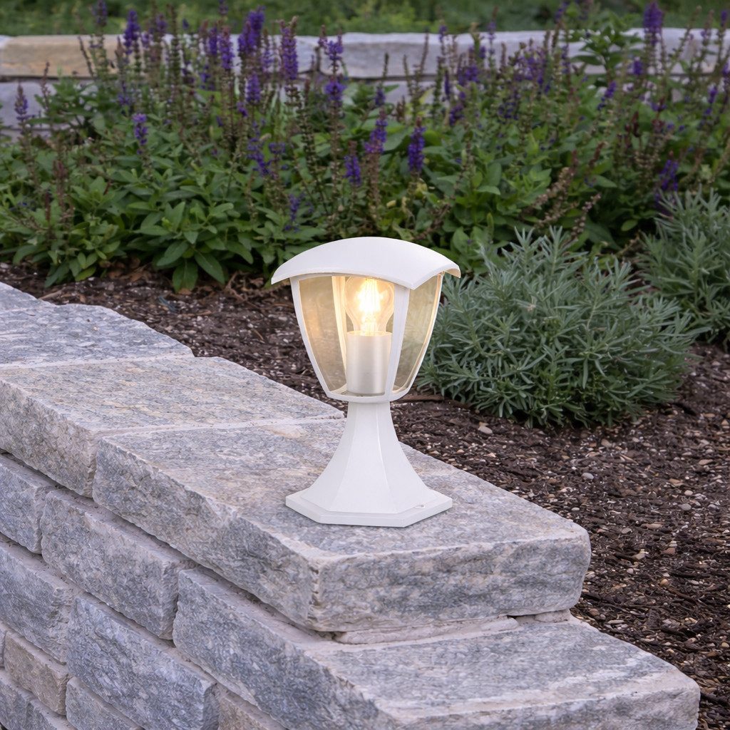 lightling Außen-Stehlampe Vera, ohne Leuchtmittel, 30 cm, hochwertiges Druckguss-Aluminium, IP44 Schutz