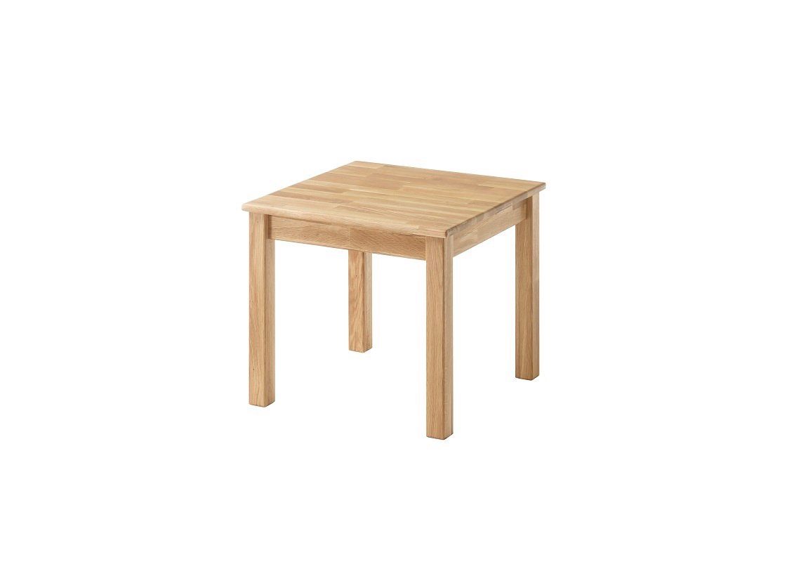 Couchtisch MCA massiv, Eiche furniture Alfons, 50x50, (no-Set) Couchtisch Wildeiche