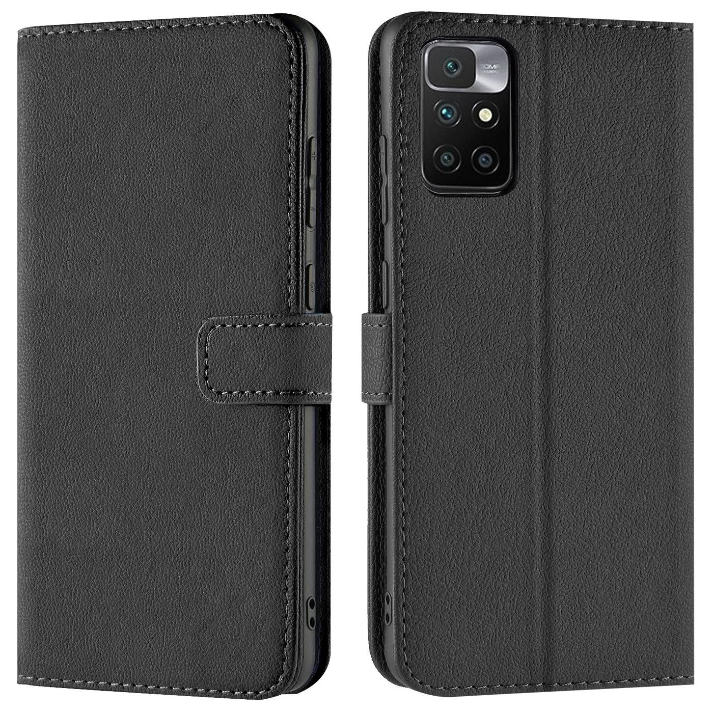 CoolGadget Handyhülle Book Case Handy Tasche für Xiaomi Redmi 10 6,5 Zoll, Hülle Klapphülle Flip Cover für Redmi 10 (2022) Schutzhülle stoßfest