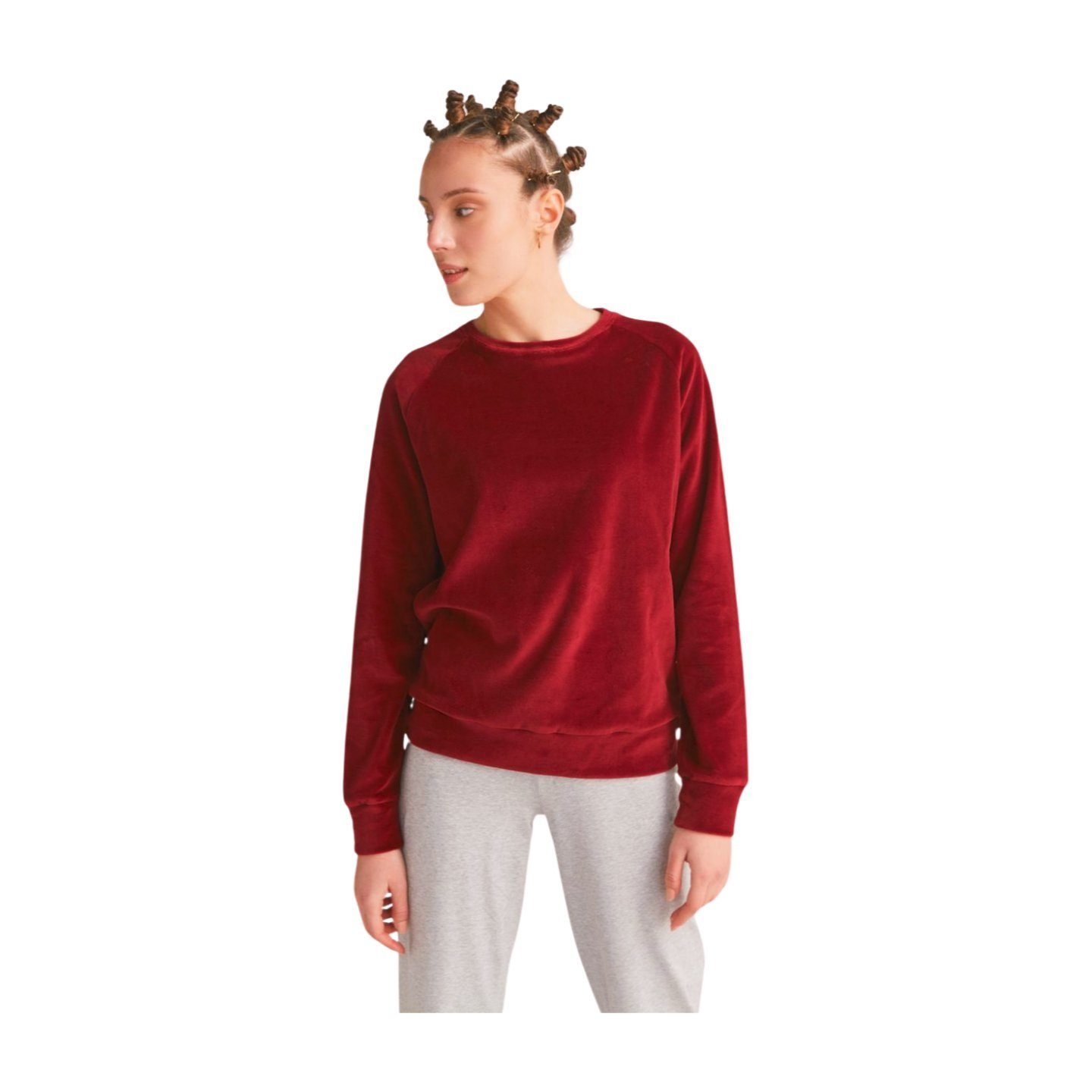 Leela COTTON Sweatshirt Nickysweatshirt günstig online kaufen