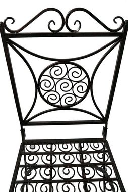 Gartenursel Sitzgruppe Wunderschöne Gartengarnitur aus Metall Set 3-teilig Santos, (2 Stühle, 1 Tisch), klappbar