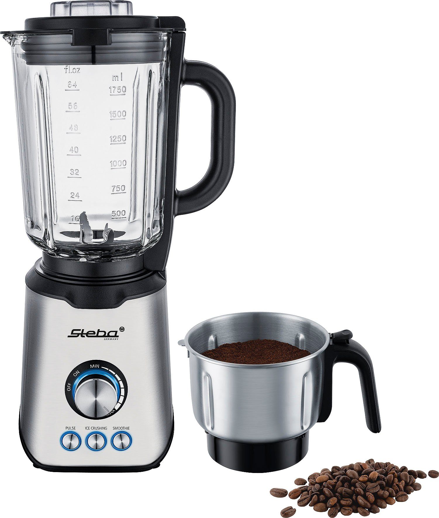 Steba Standmixer MX 4 PLUS, 1200 W, mit Zerkleinerer