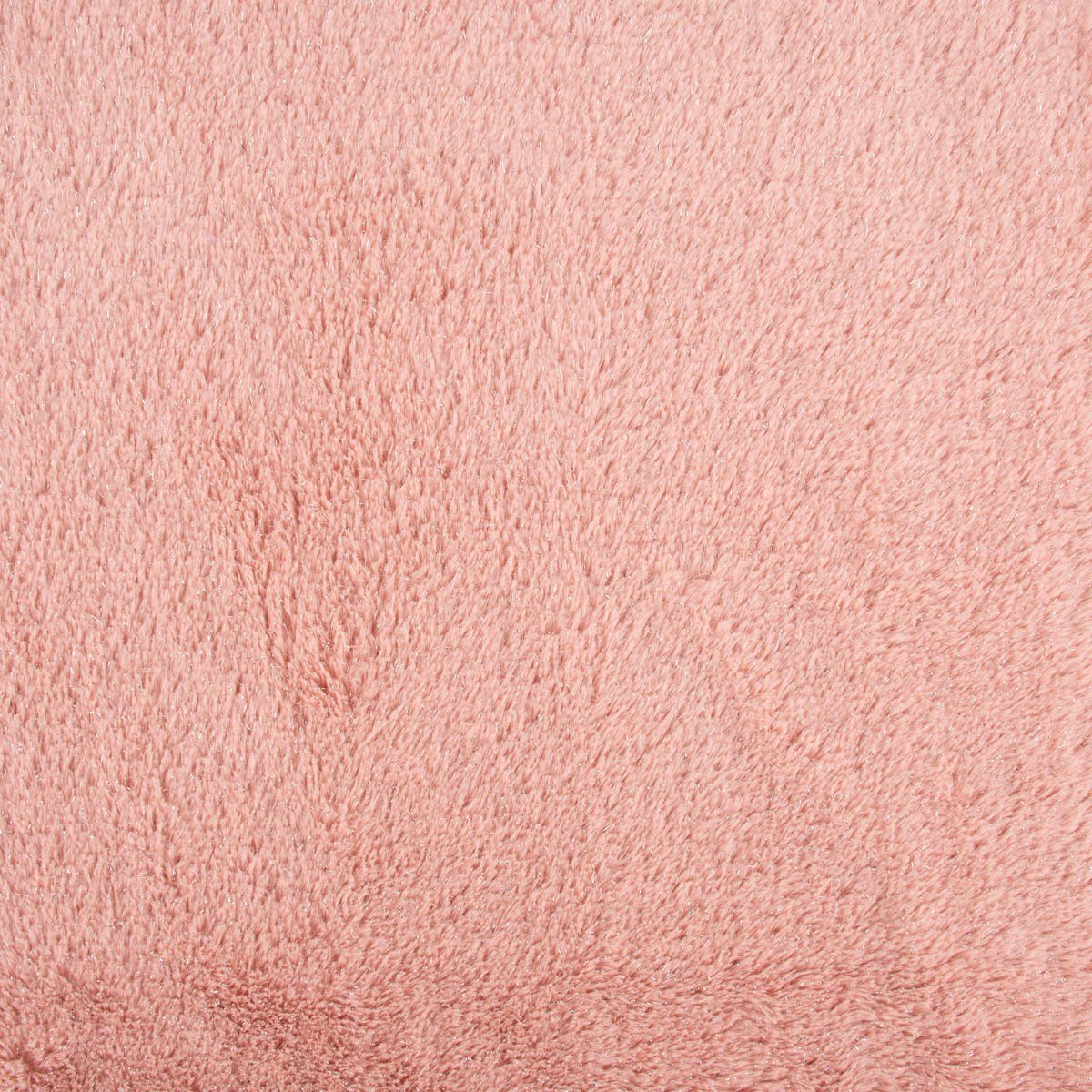 Thumbnail - SCHÖNER LEBEN. Stoff Fellimitat Kunstfell mit Lurex Glitzer rosa silberfarbig 1,5m Breite