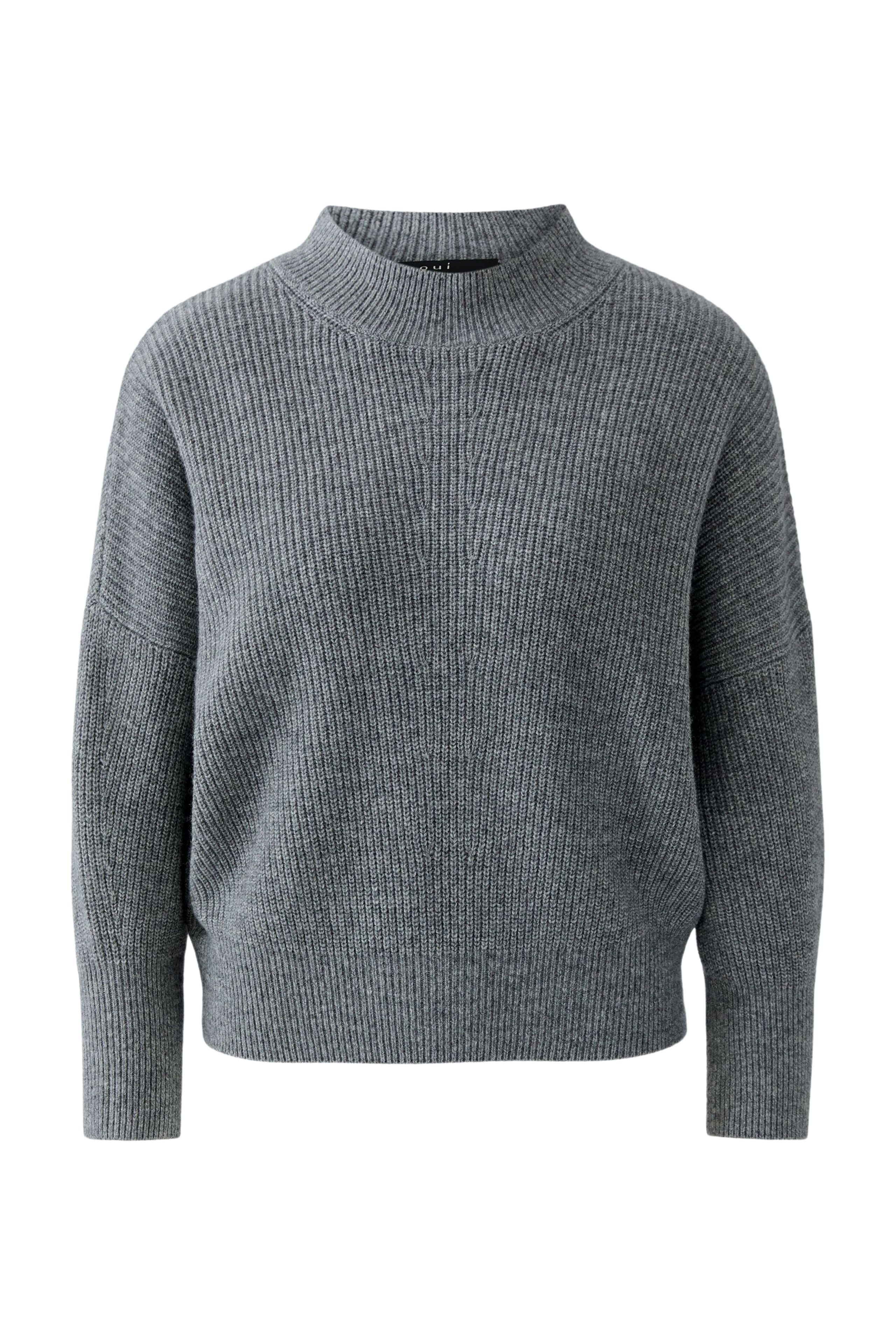 Oui Stehkragenpullover