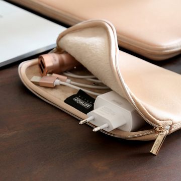 Artwizz Tragetasche Cable Sleeve, Zubehör Tasche für Kabel, Adapter, Ladegeräte, Gold