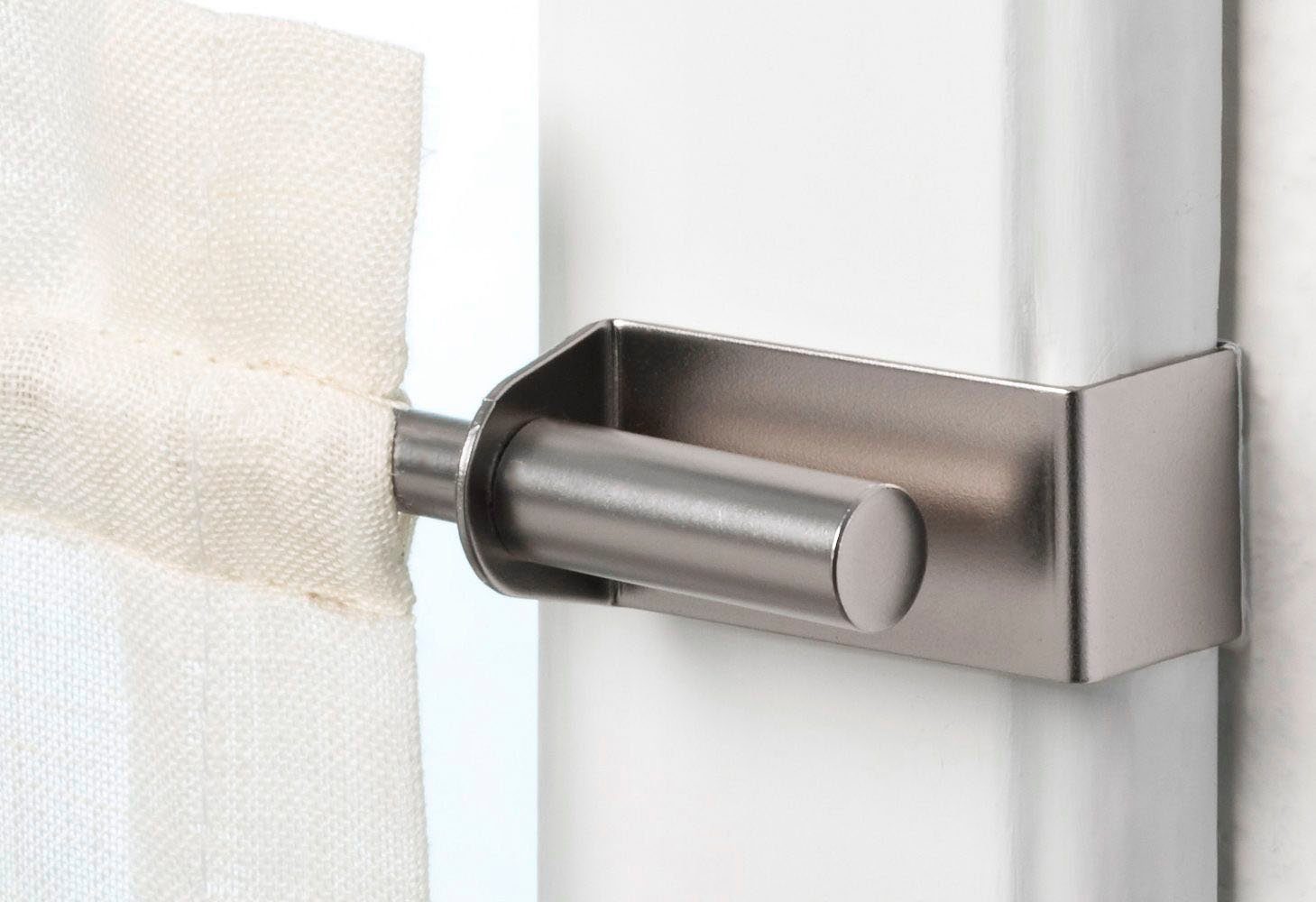 GARESA Scheibenstange SPANNFIX, Ø 9 mm, 1-läufig, Fixmaß, ohne Bohren, geklemmt, Messing