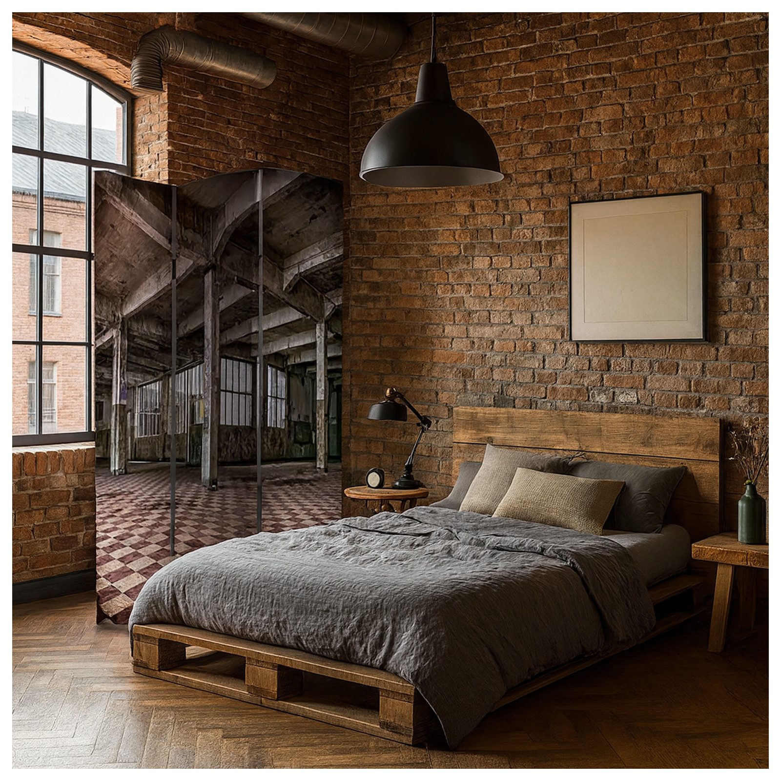 HTI-Line Paravent Paravent Lost Places (Stück, günstig online kaufen