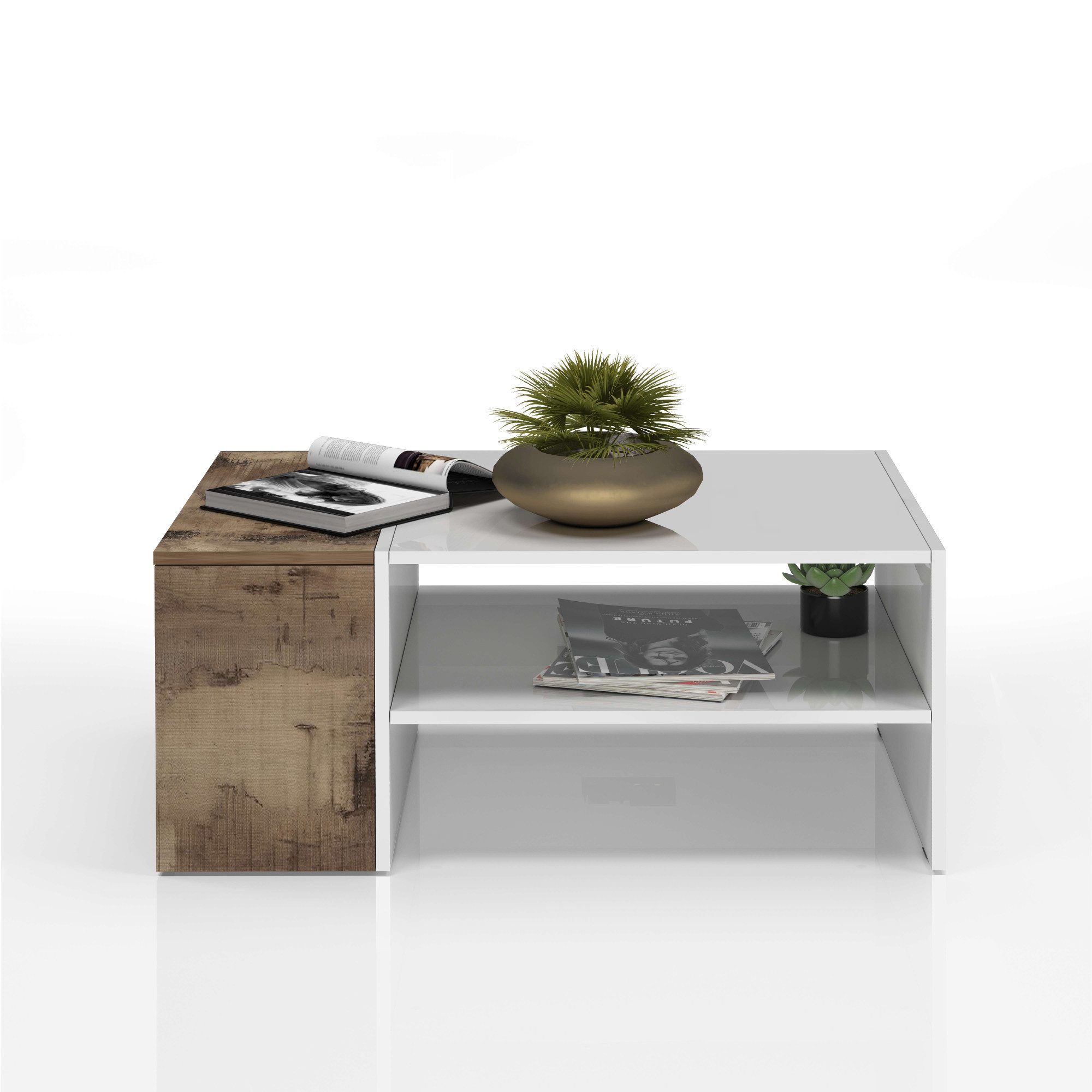 INOSIGN Couchtisch Coro, Couchtisch, Couchtisch mit seitlichem Stauraum,Sof günstig online kaufen