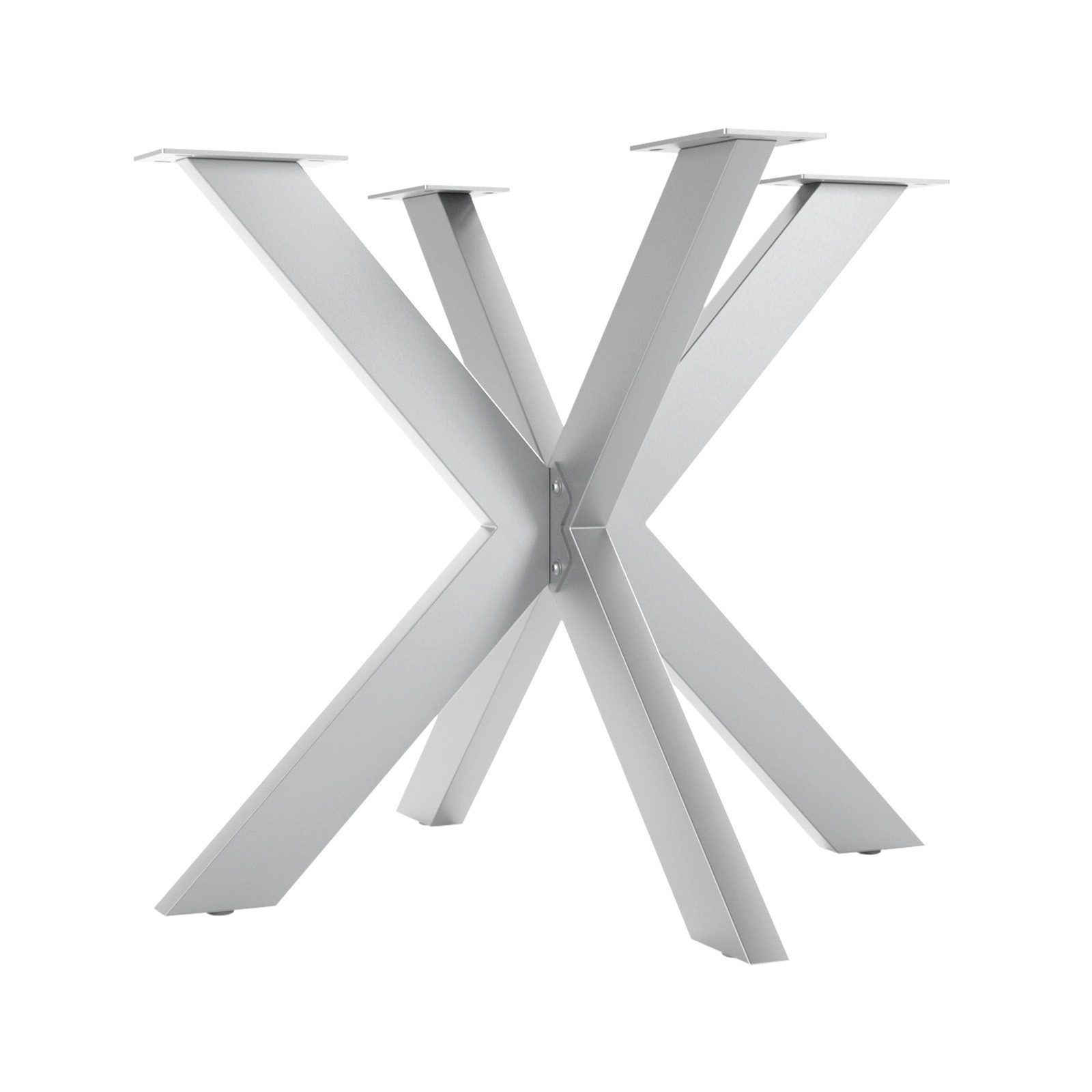 SO-TECH® Tischgestell SPIDER Schwerlast belastbar bis 250 kg, einfache Montage (1-St), Tischbein für Esstisch, Edelstahl SS201, 85 x 85 x 71 cm