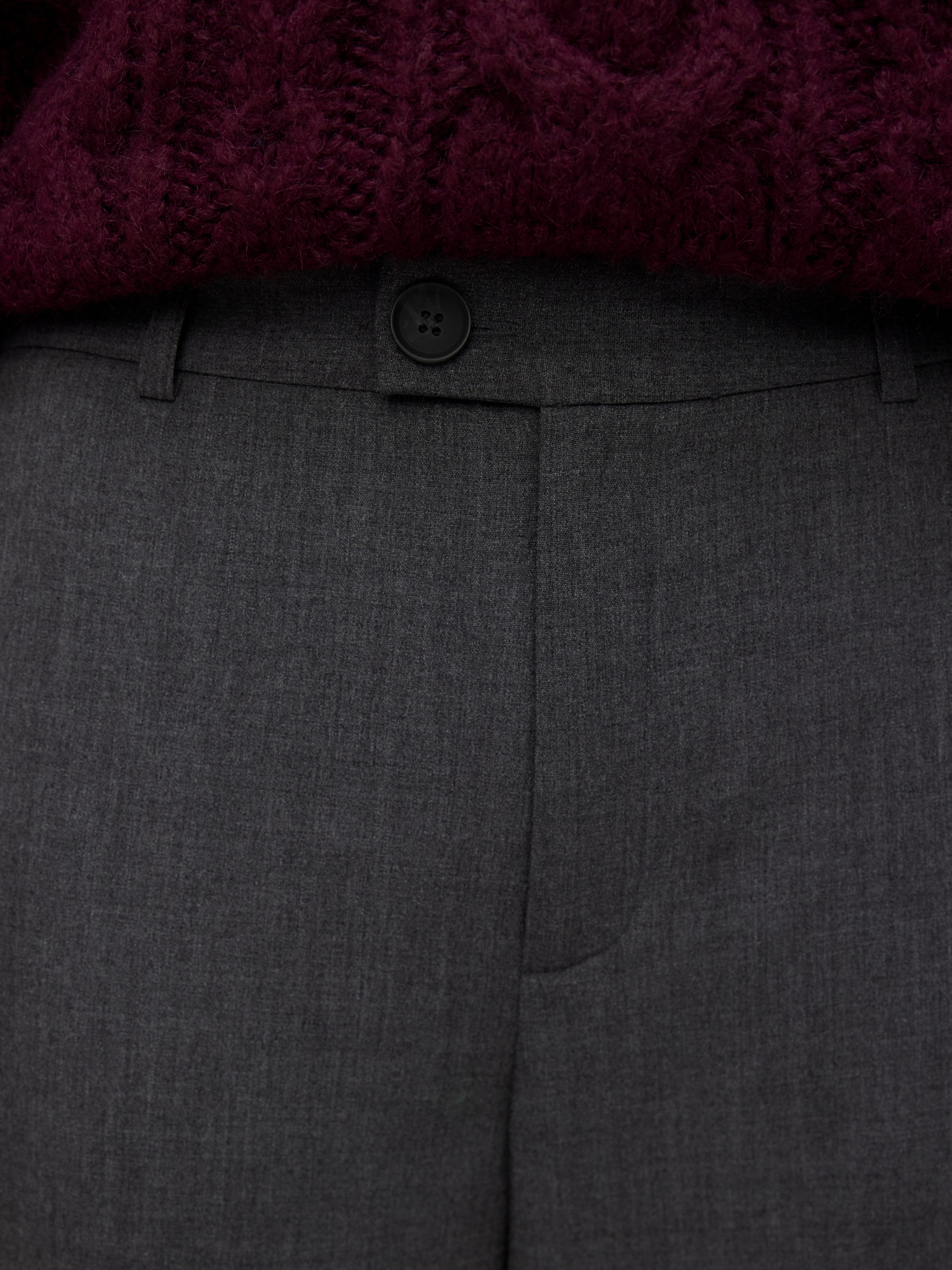 Vero Moda Anzughose VMTEXAS MW STRAIGHT PANT NOOS Materialmix
