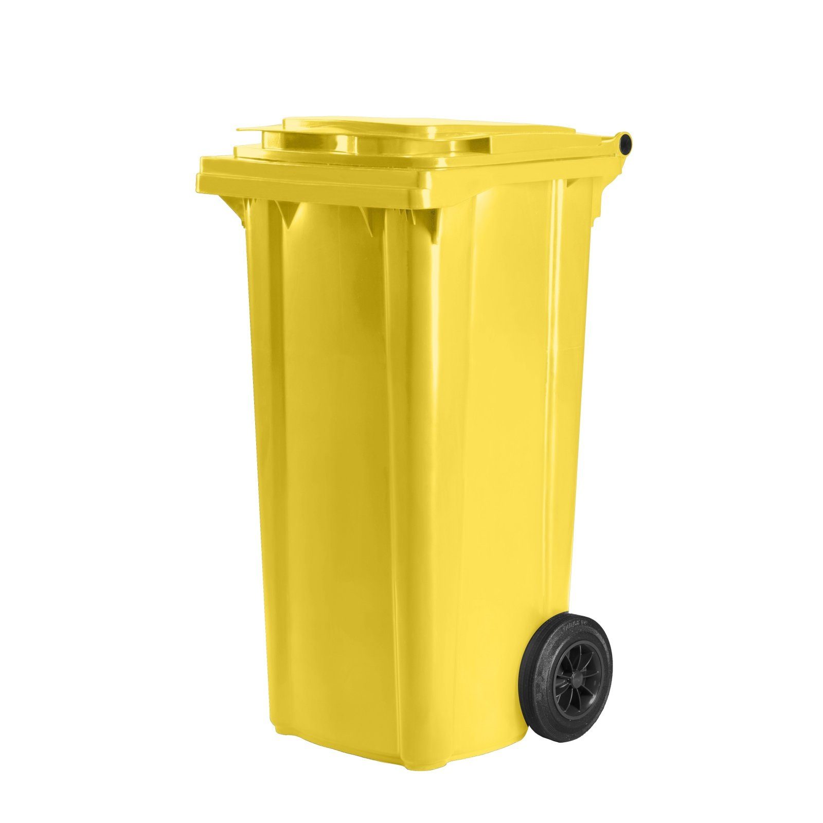 Mülleimer mit Schwingdeckel, gelb, 6,71 €