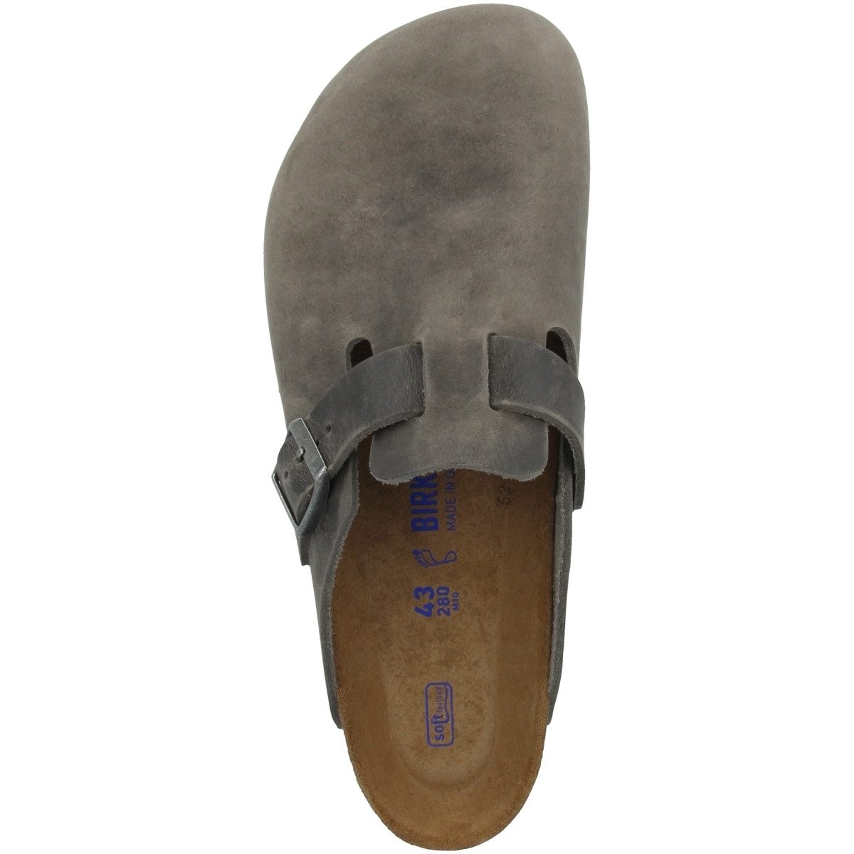 Birkenstock Boston SFB geöltes Nubukleder Weichbettung normal Clog Sandalen, Hausschuhe, Pantoletten, Badeschuhe, Gartenschuhe